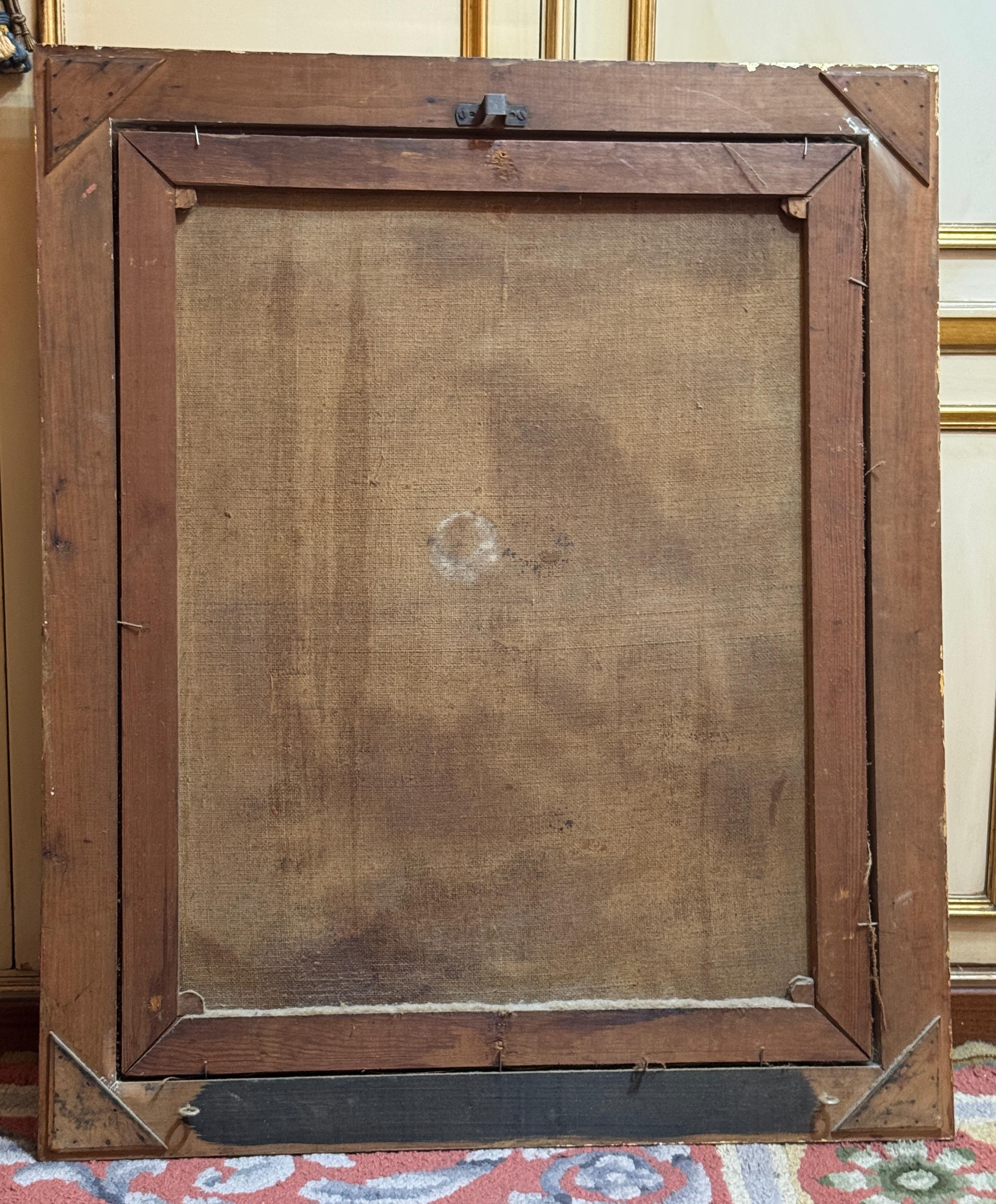 Porträt der Königin Marie Leszczynska, Gemahlin von Ludwig XV, Öl auf Leinwand, 18. (Französisch) im Angebot