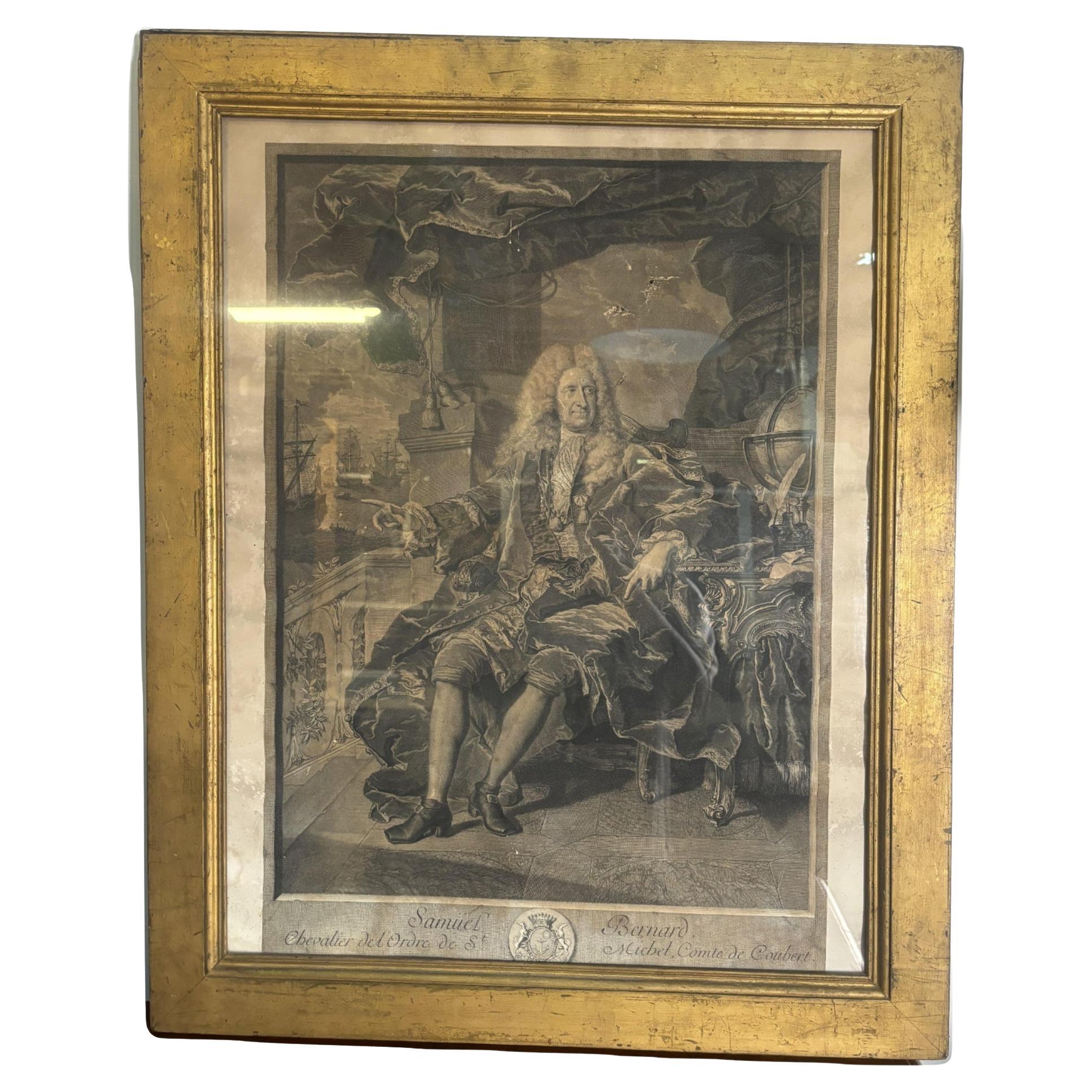 Retrato de Samuel Bernard 1729