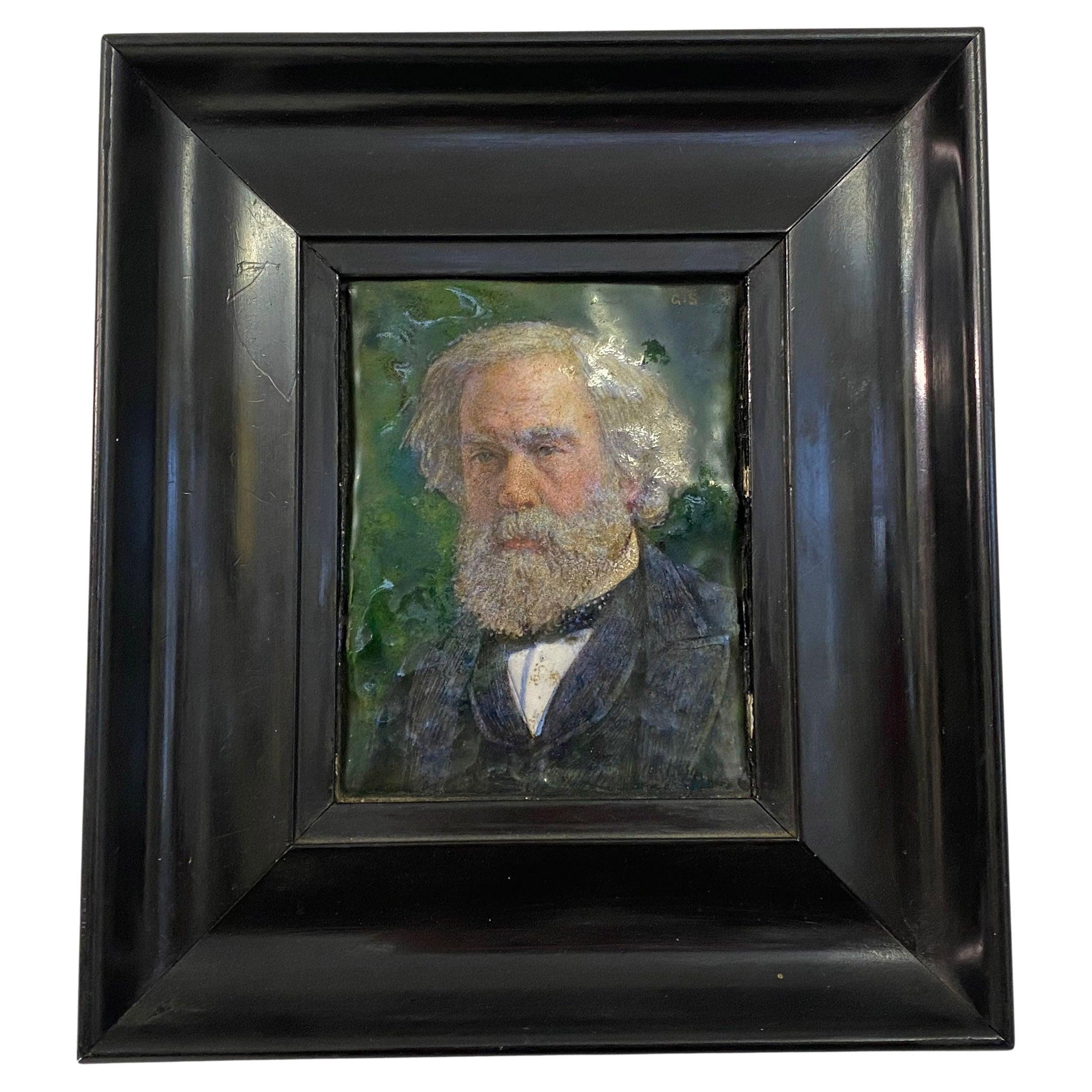 Portrait of Sir Samuel Wilks by George Sephton For Sale