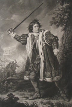 Portrait of the Actor Garrick in Shakespeare's Richard III After Nathaniel Dance