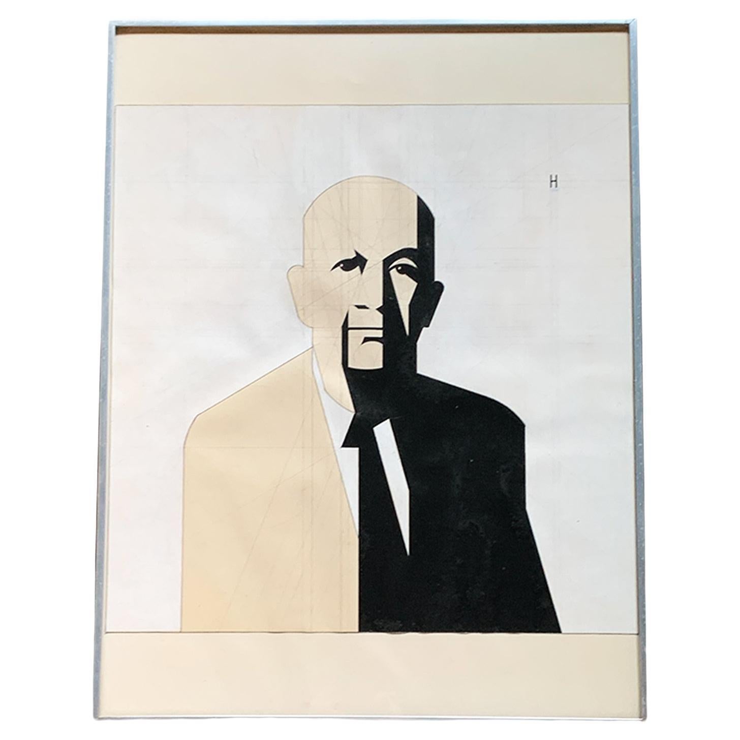 Portrait of the Artist's Father, by Earl Hubbard For Sale
