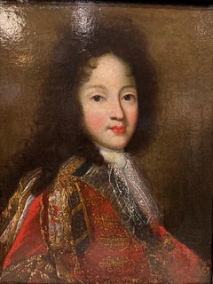 Porträt des Herzogs von Burgund? , F. de TROY ? Französische Schule, 17. Jahrhundert