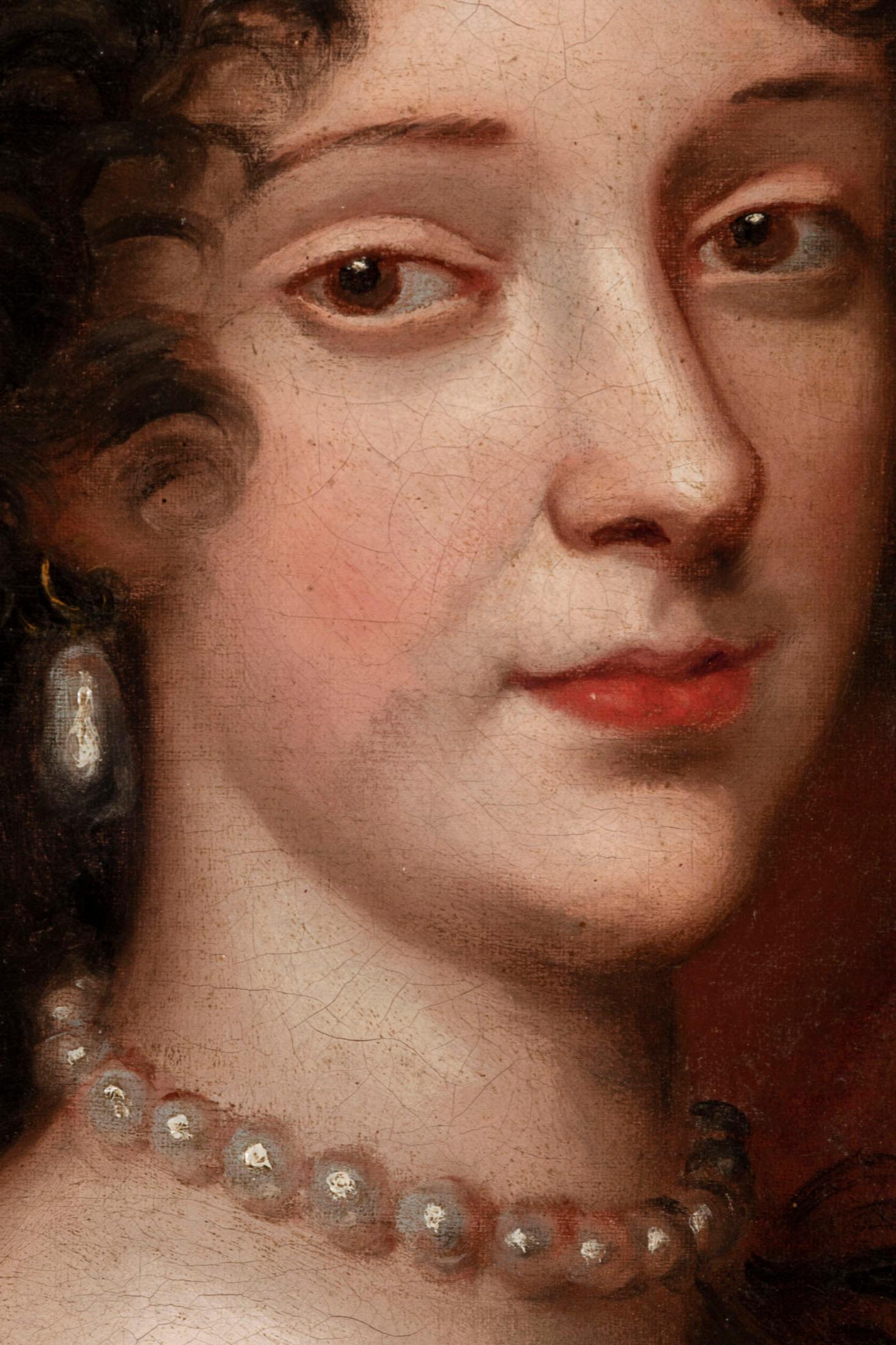 Portrait of the Princess of Modena, Attributed to Henri Gascar, 17th Century 5