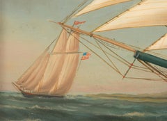 Portrait of the Ship "Fred W. Chase" of Maine