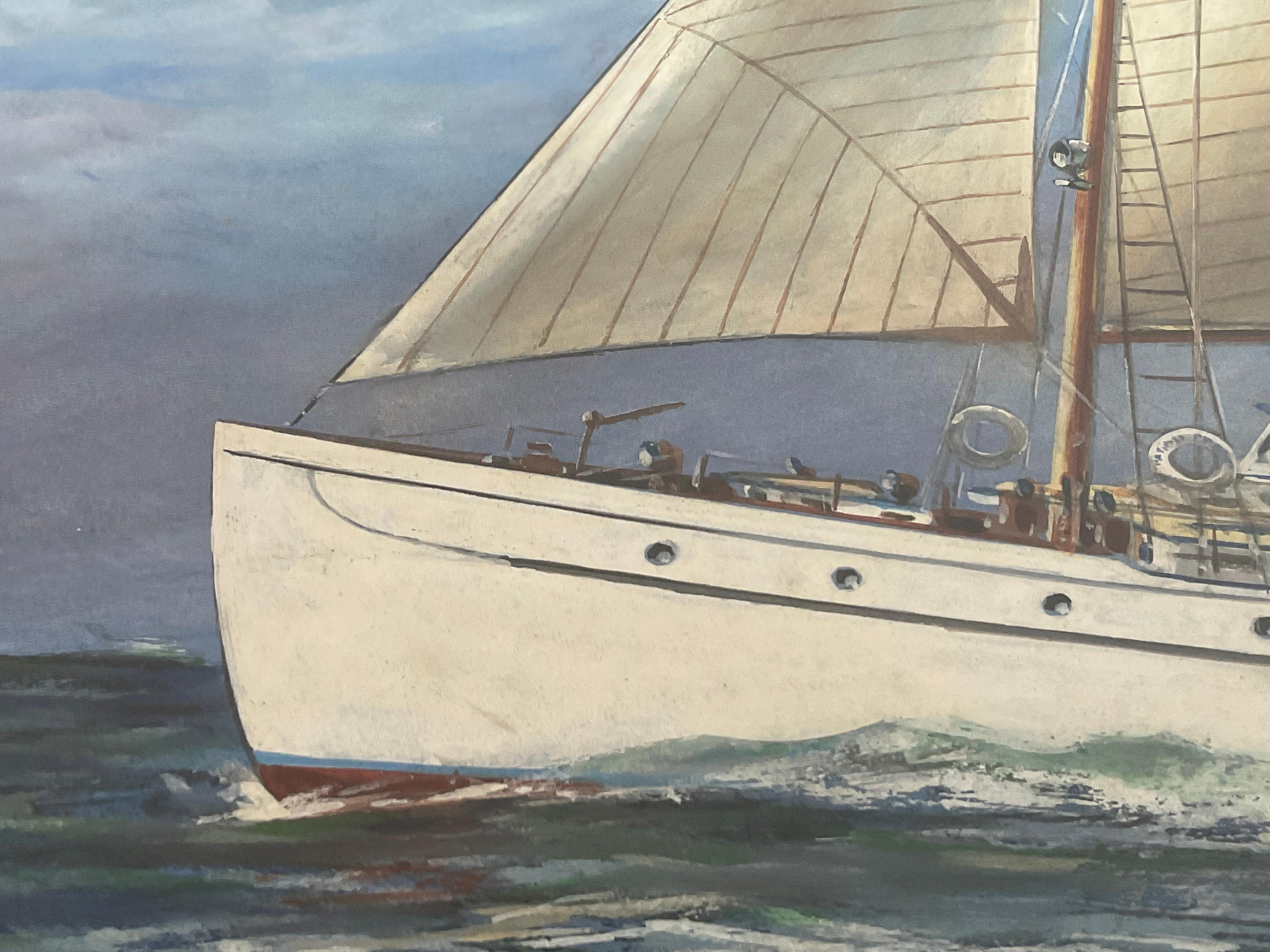 Portrait of the Yacht Patience Prudence For Sale 5
