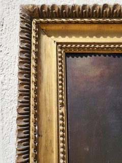 Portrait Of Young Woman, Oil On Canvas XIXth Century