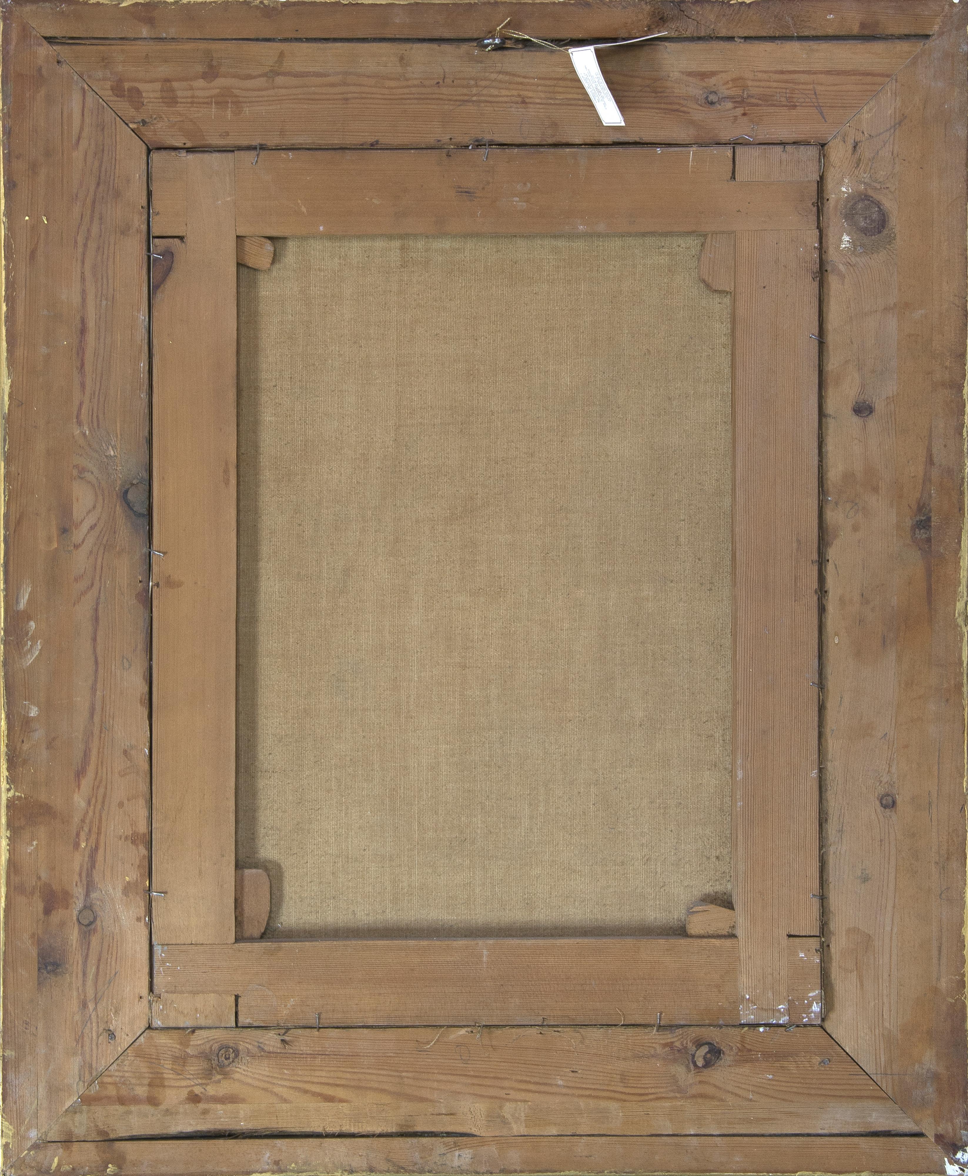 Portrait. Huile sur toile. Dedicée, signée (F. Lloret.) et datée (1897) État moyen - En vente à Madrid, ES