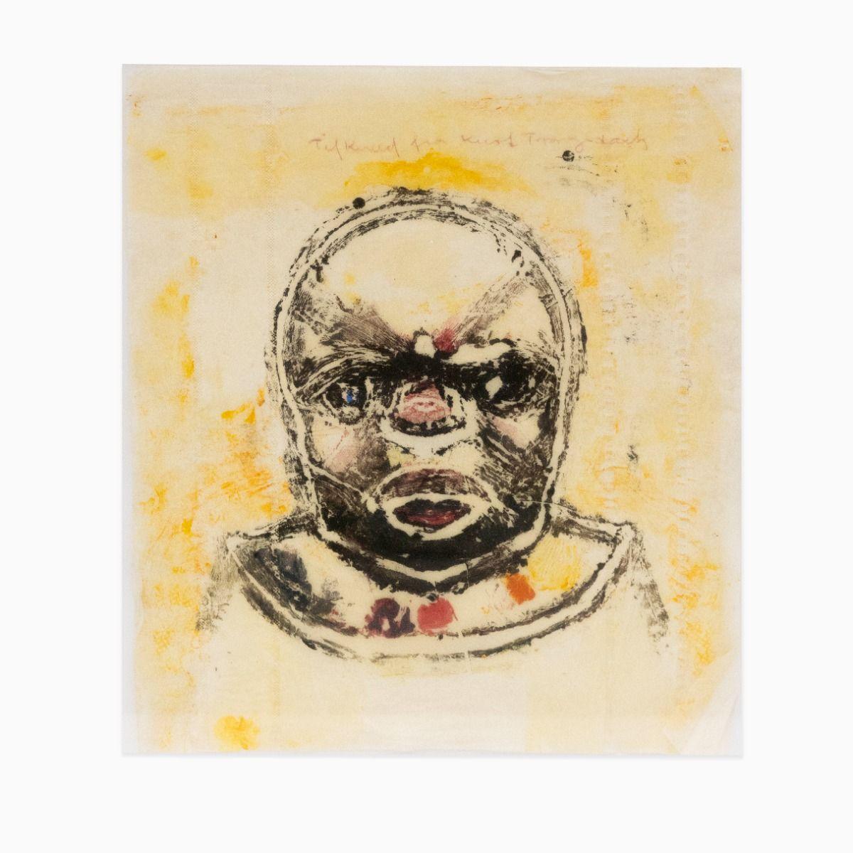 Modern Portrait Painting By Kurt Trampedach For Sale
