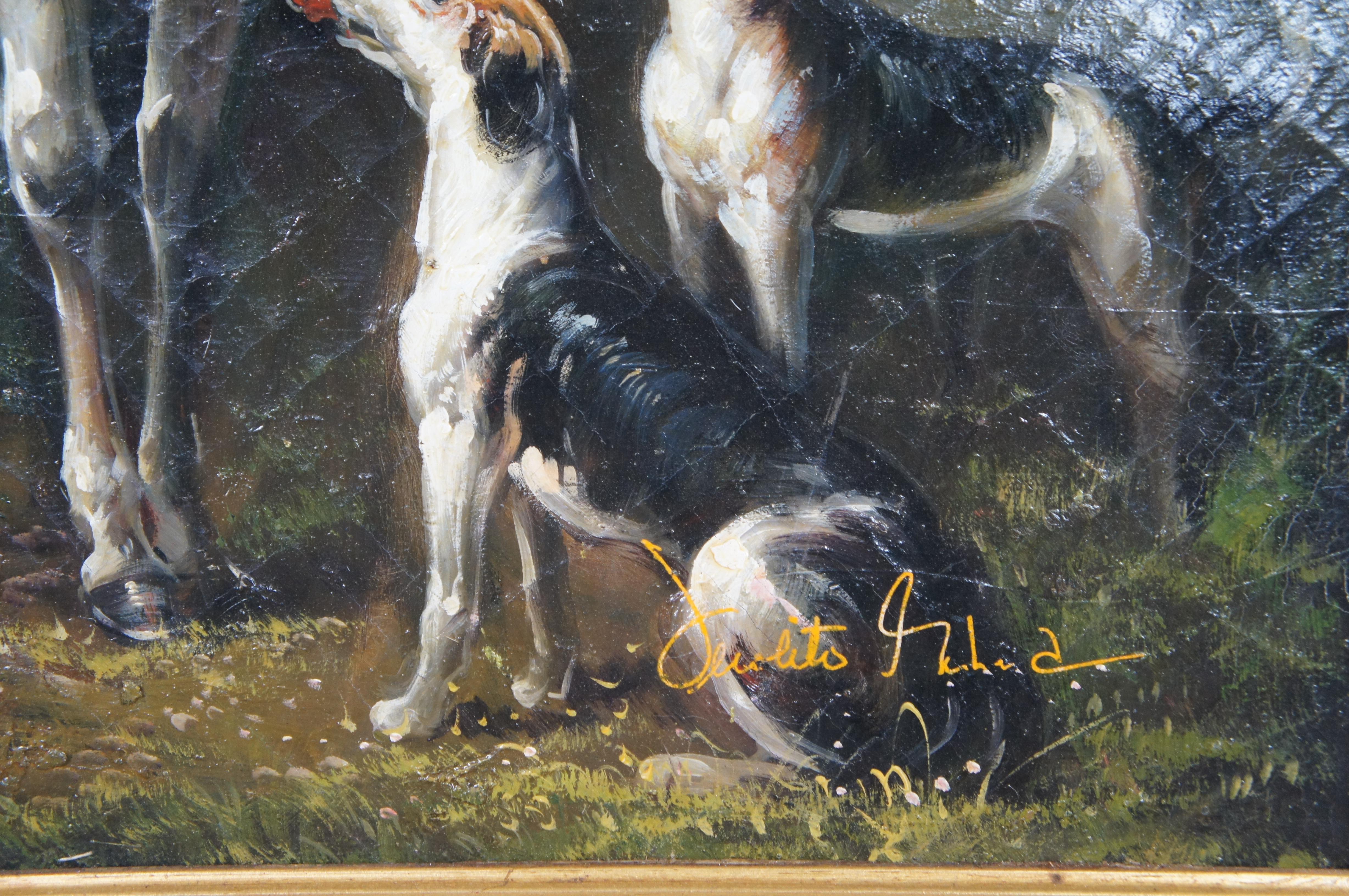 Peinture de Charles Trelawny, maître de la chasse à Dartmoor d'après Francis Grant en vente 1