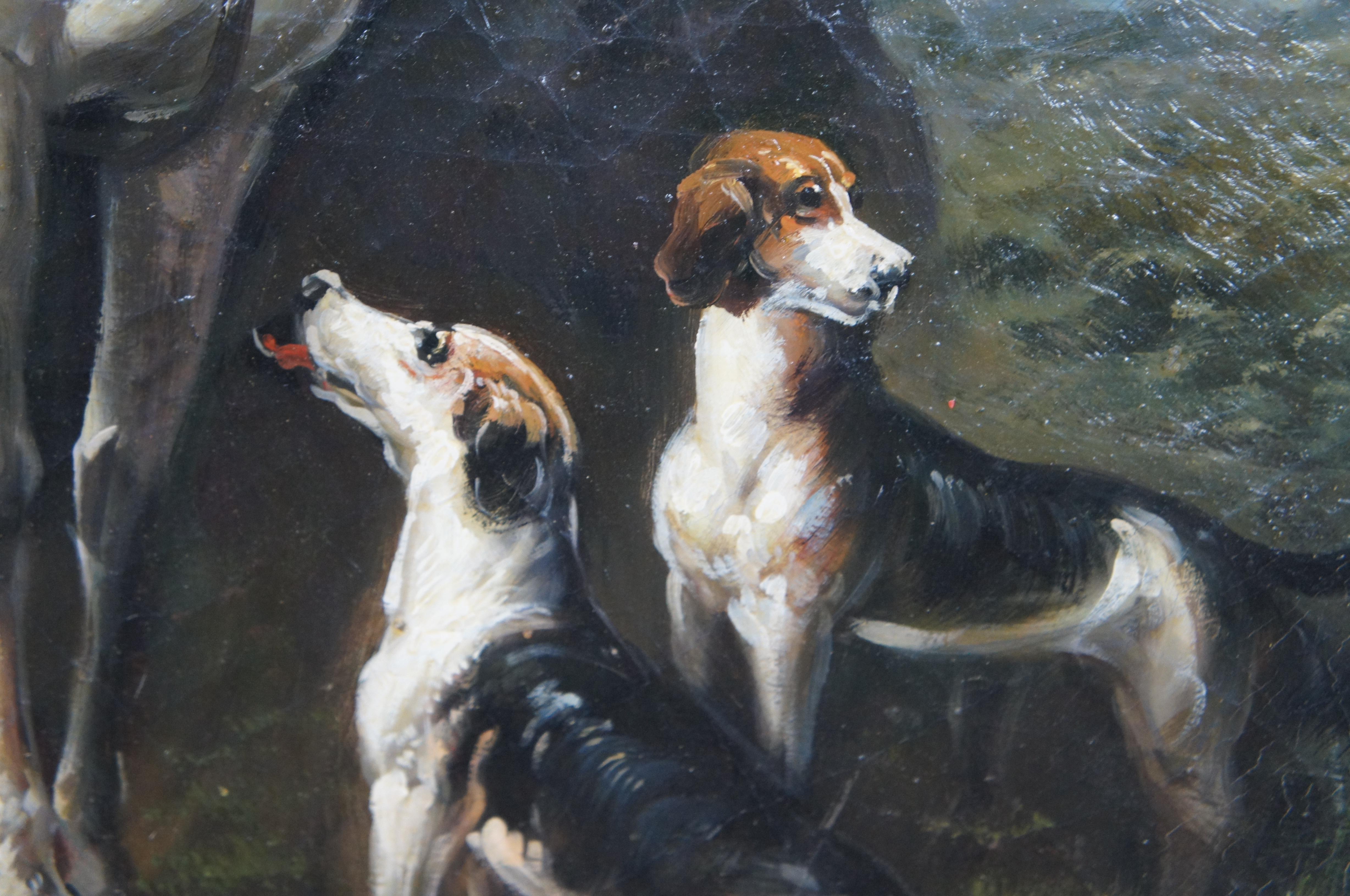 Peinture de Charles Trelawny, maître de la chasse à Dartmoor d'après Francis Grant en vente 2