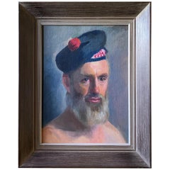 Portrait Painting of Eiler Larsen Attributed to Virginia McElroy