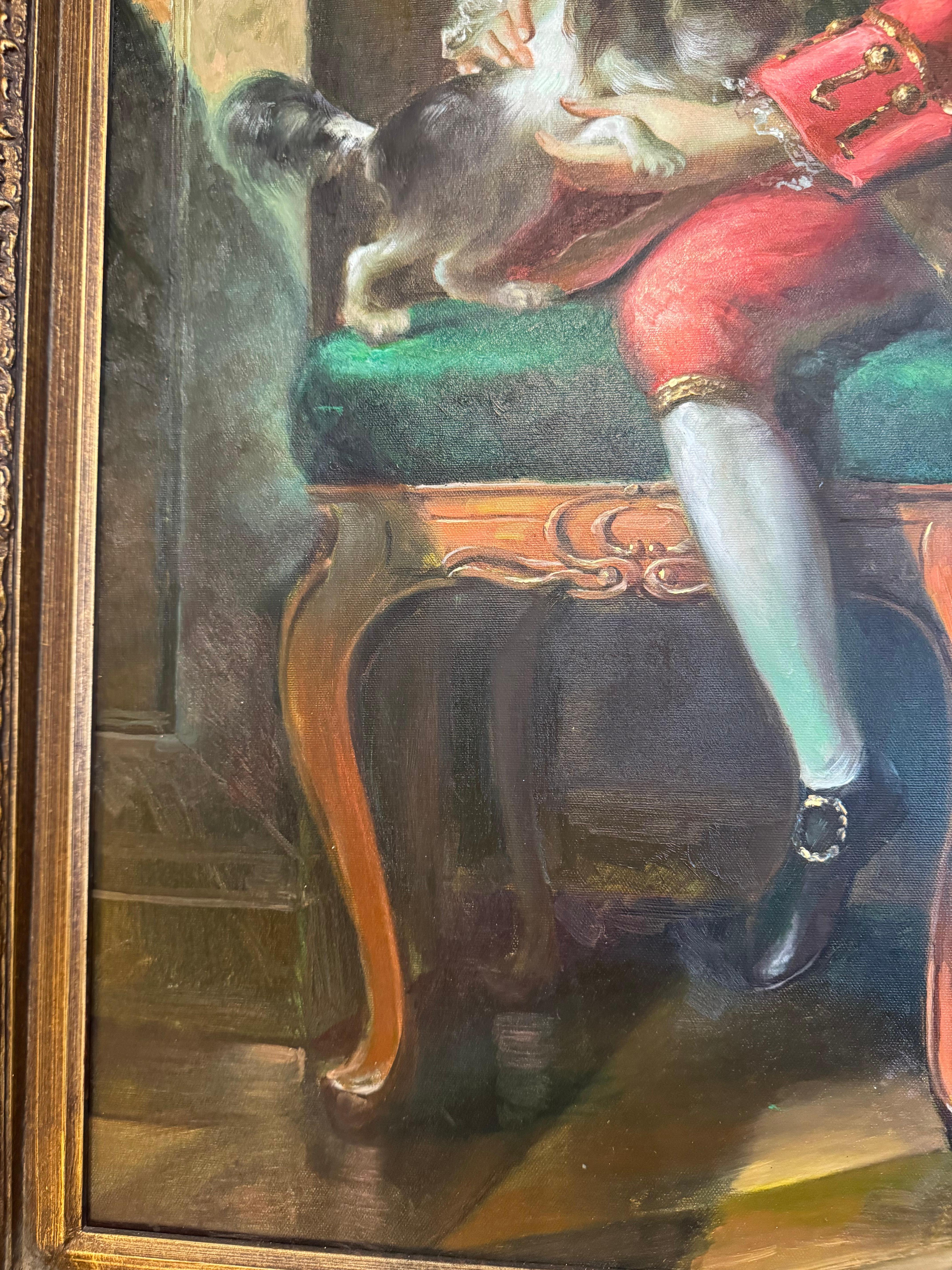 Peinture de portrait de William Ier, inspirée de l'artiste Johann Heinrich Tischbein en vente 3