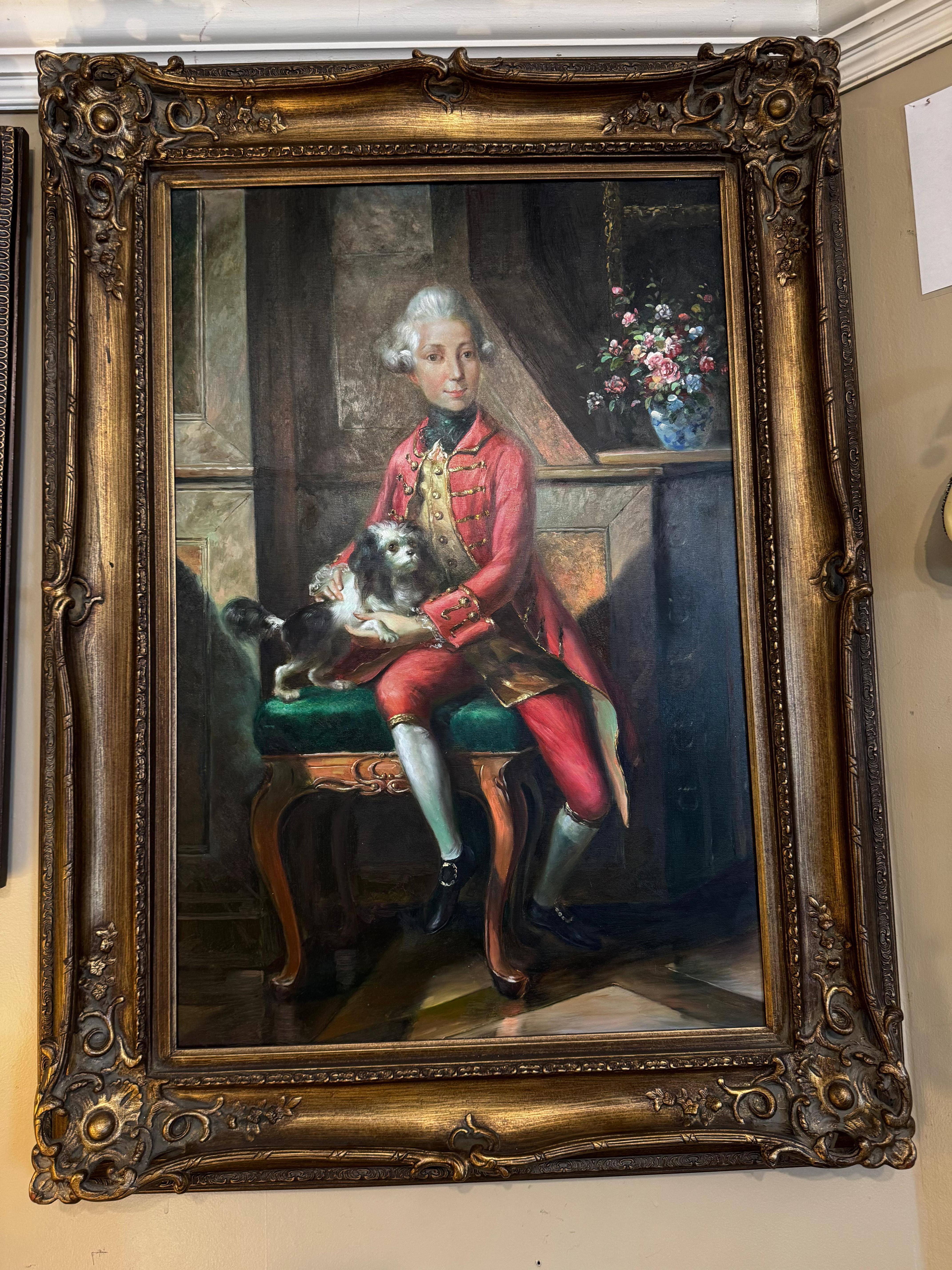 Peinture de portrait de William Ier, inspirée de l'artiste Johann Heinrich Tischbein en vente 9
