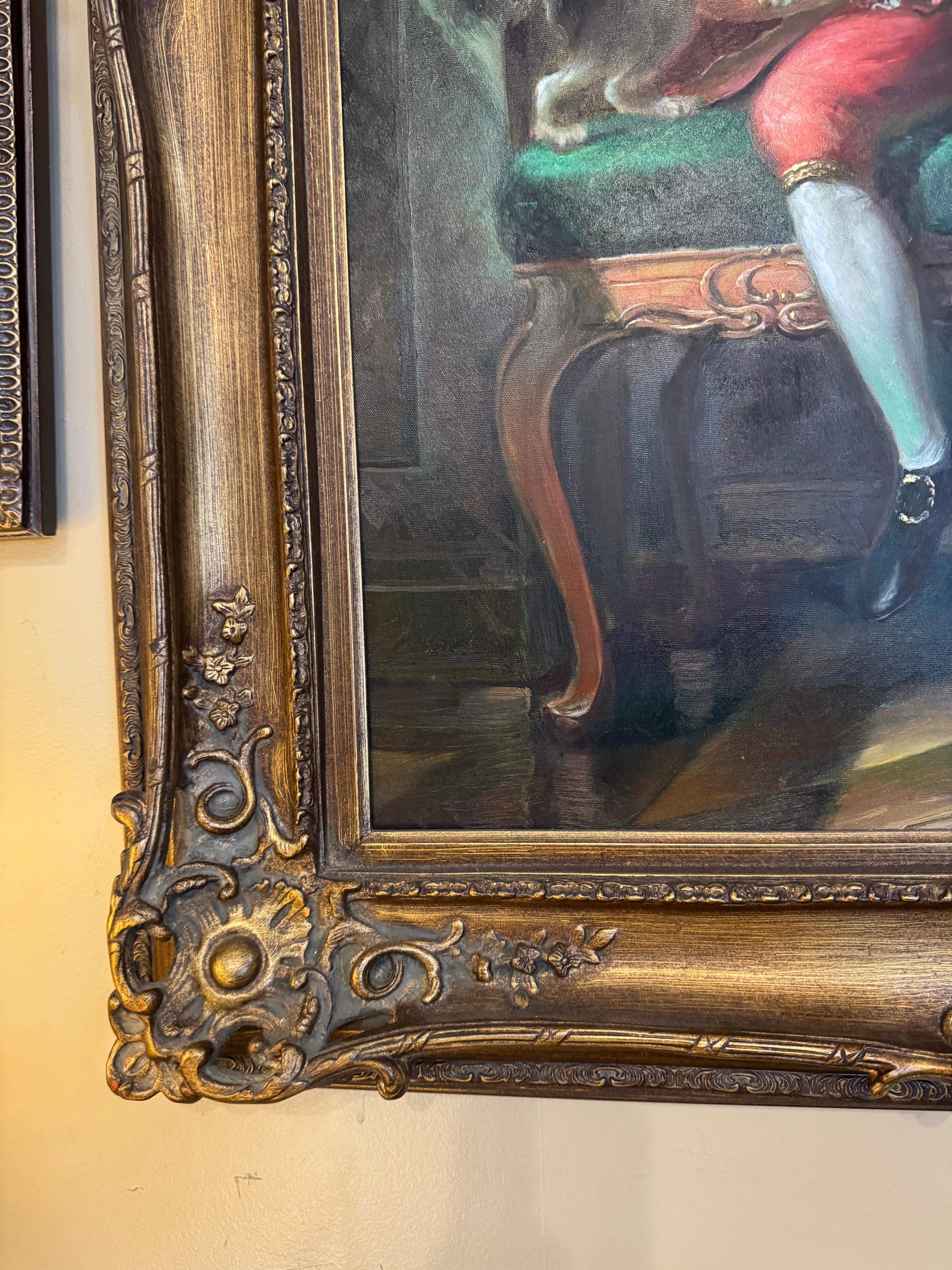 Peinture de portrait de William Ier, inspirée de l'artiste Johann Heinrich Tischbein en vente 10