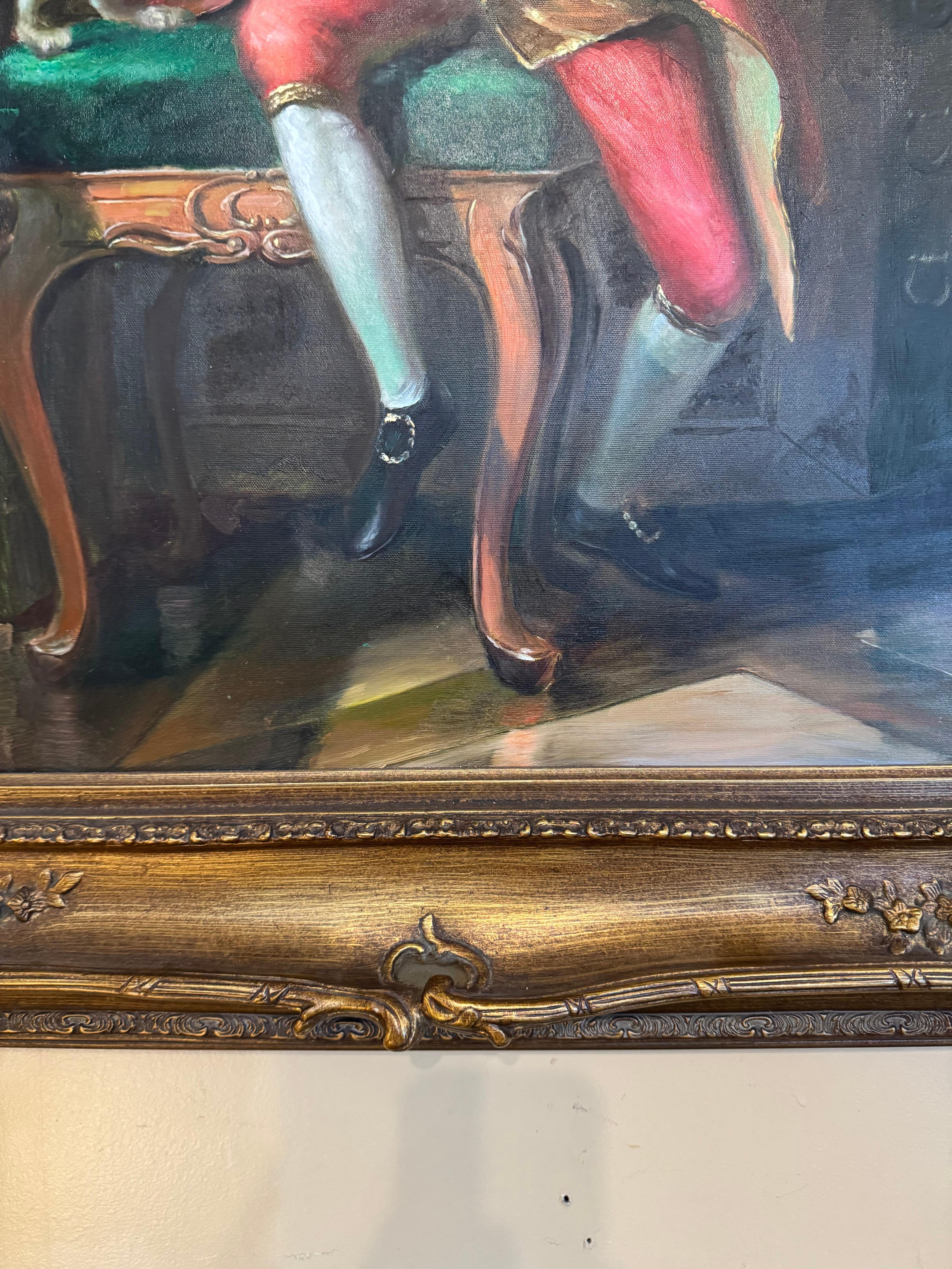 Peinture de portrait de William Ier, inspirée de l'artiste Johann Heinrich Tischbein en vente 11