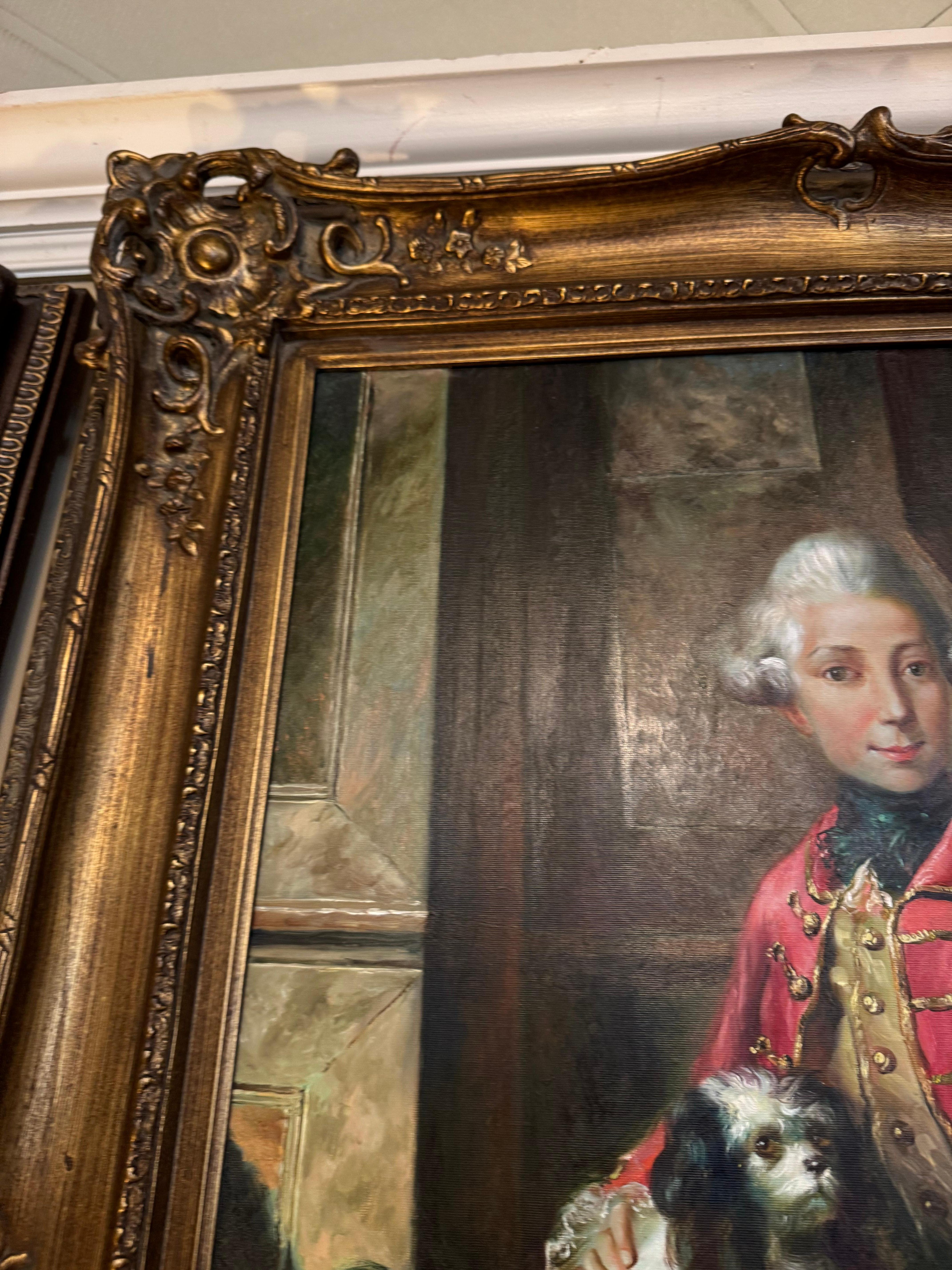 20ième siècle Peinture de portrait de William Ier, inspirée de l'artiste Johann Heinrich Tischbein en vente