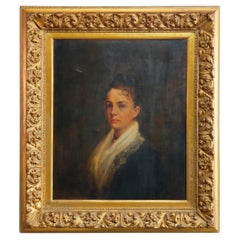 Portrait Painting, Tranceita Chamberlain, Daughter of Senator Samuel Chambelain
