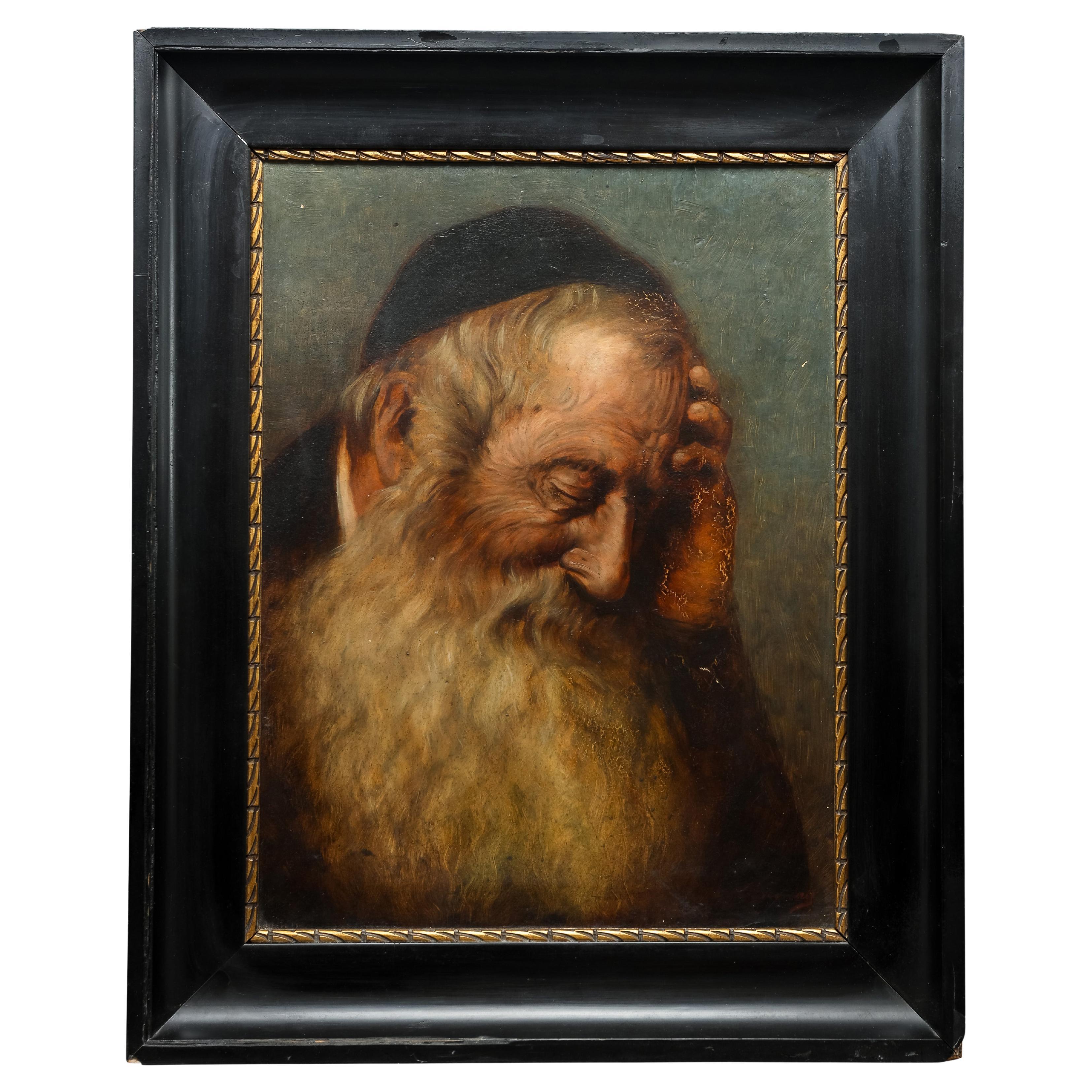 Retrato firmado y enmarcado en venta