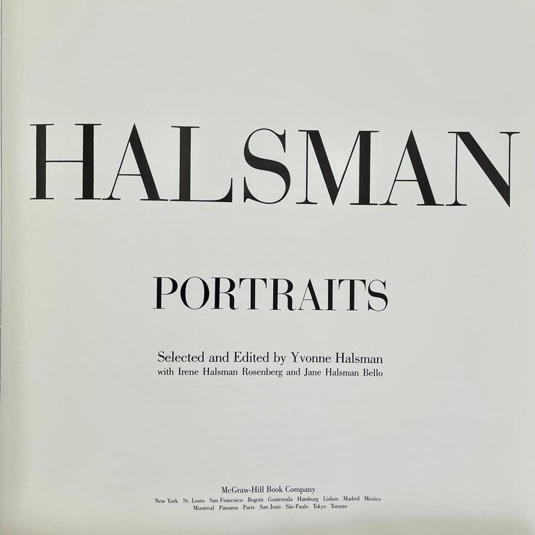 Livre à couverture rigide « Portraits by Halsman », 1983 en vente 2