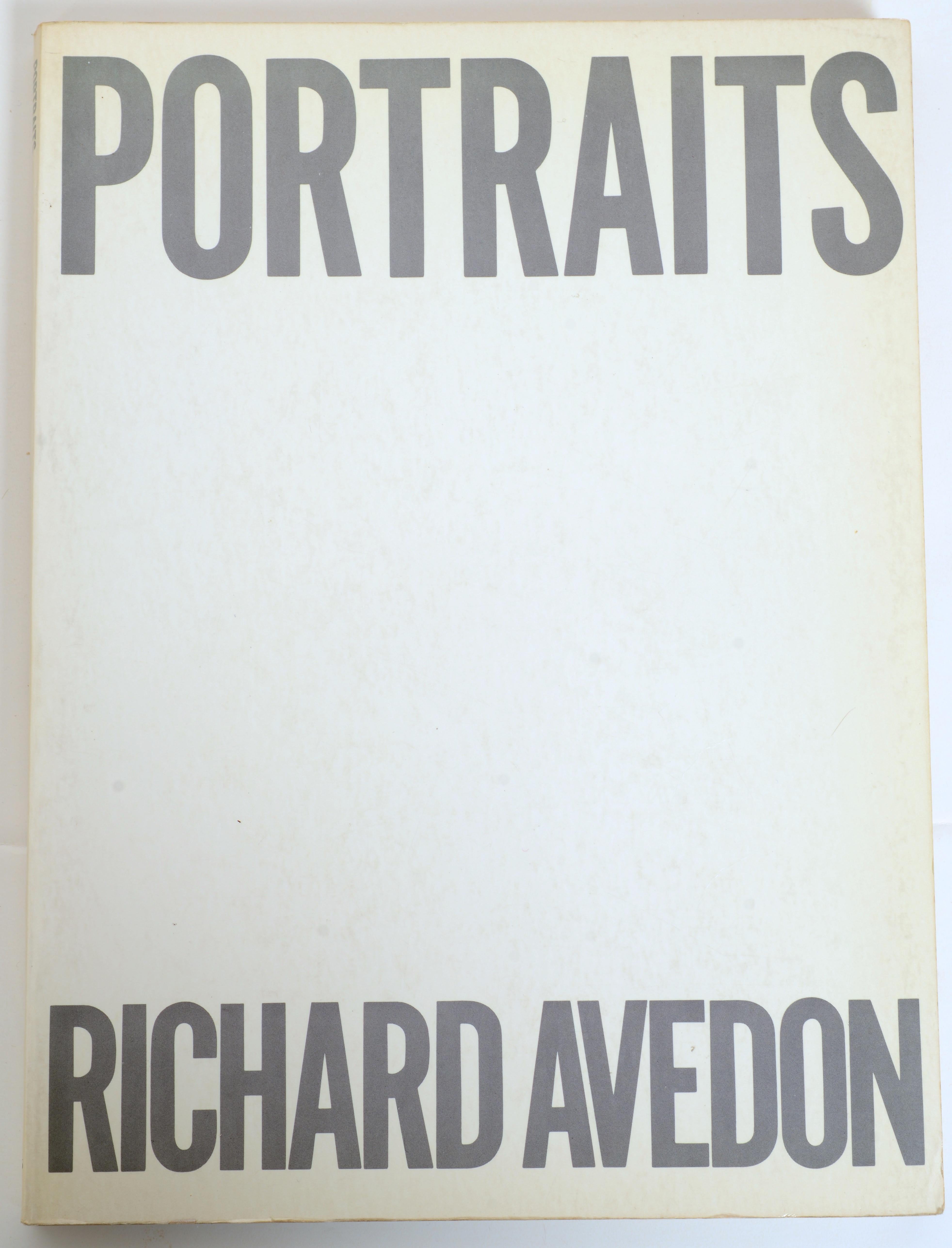 Portraits by Richard Avedon and an Essay by Harold Rosenberg, 1st Edition