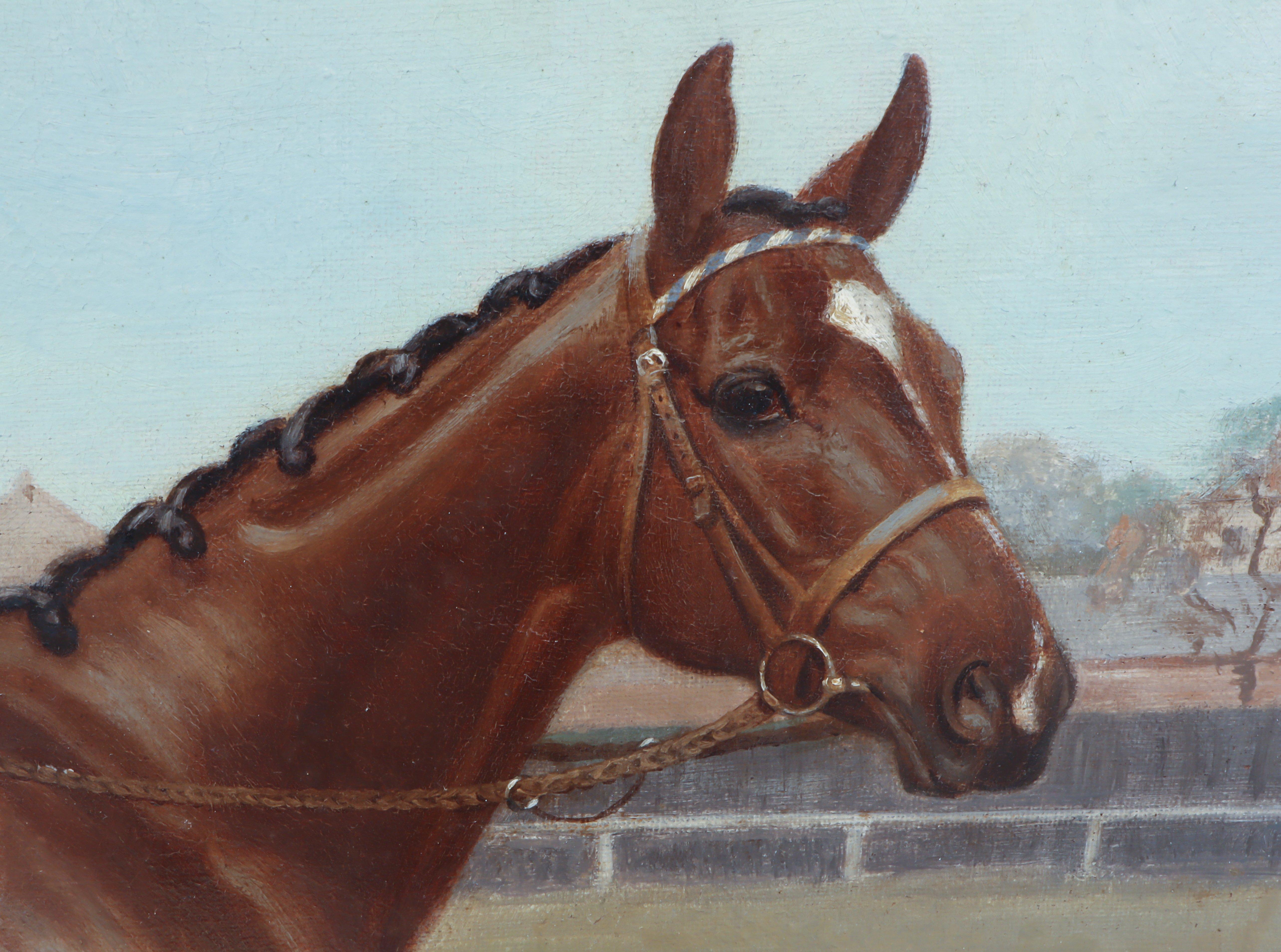 Porträts von Jockeys und Rennpferden (20. Jahrhundert) im Angebot