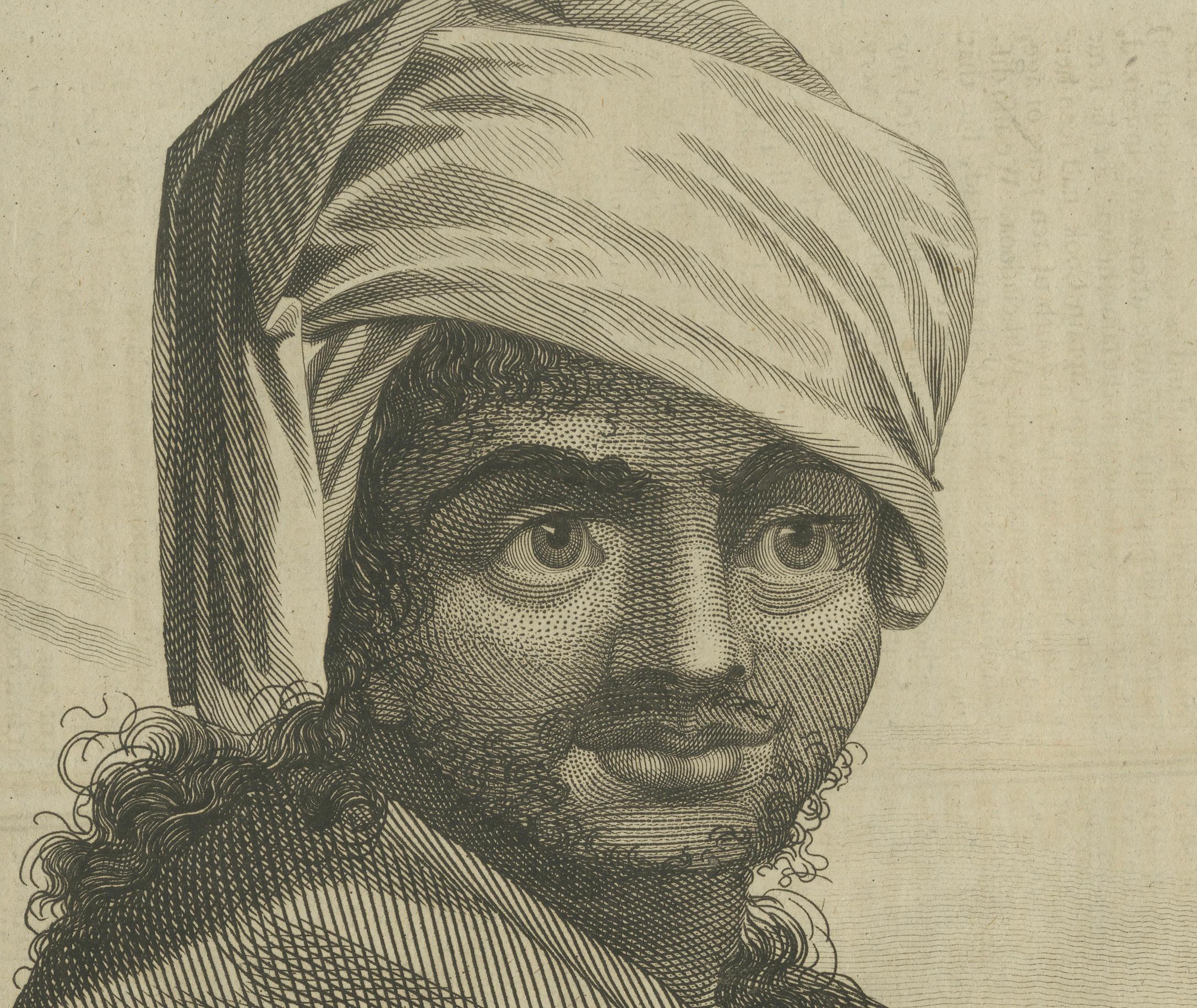 Portraits d'un comte : « Chief Potatow and Omai of Tahiti », gravé vers 1777 État moyen à Langweer, NL