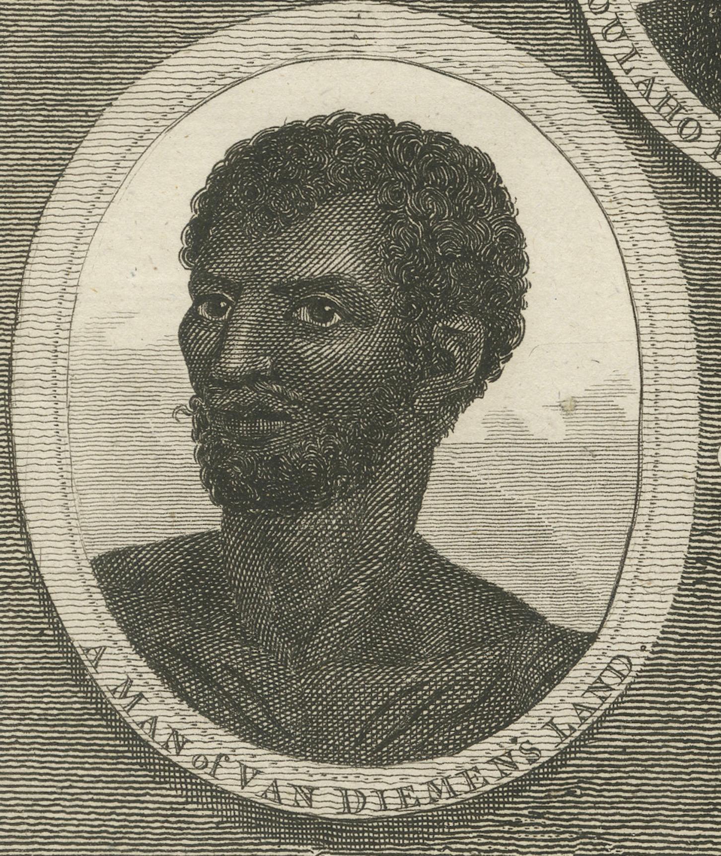 Retratos del mundo: Ilustraciones grabadas para la Geografía Universal de Payne Grabado en venta