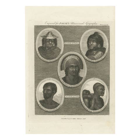 Portraits of the World: Engraved Illustrations for Payne's Universal Geography