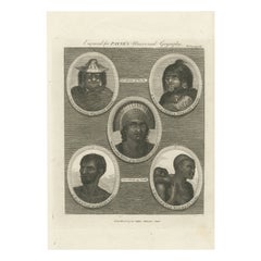 The Portraits of the World: Gestochene Illustrationen für Payne's Universal Geography