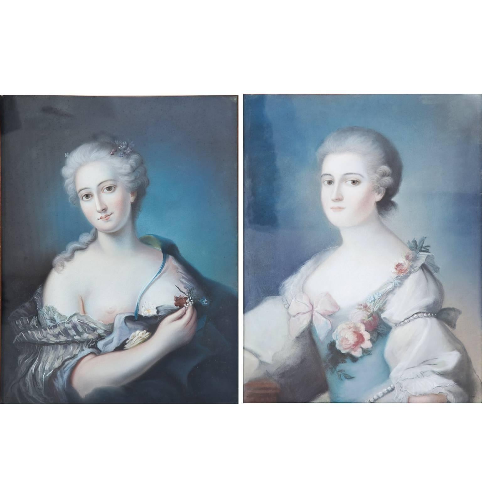 Portraits of Two Ladies, Second Half of the 18th Century