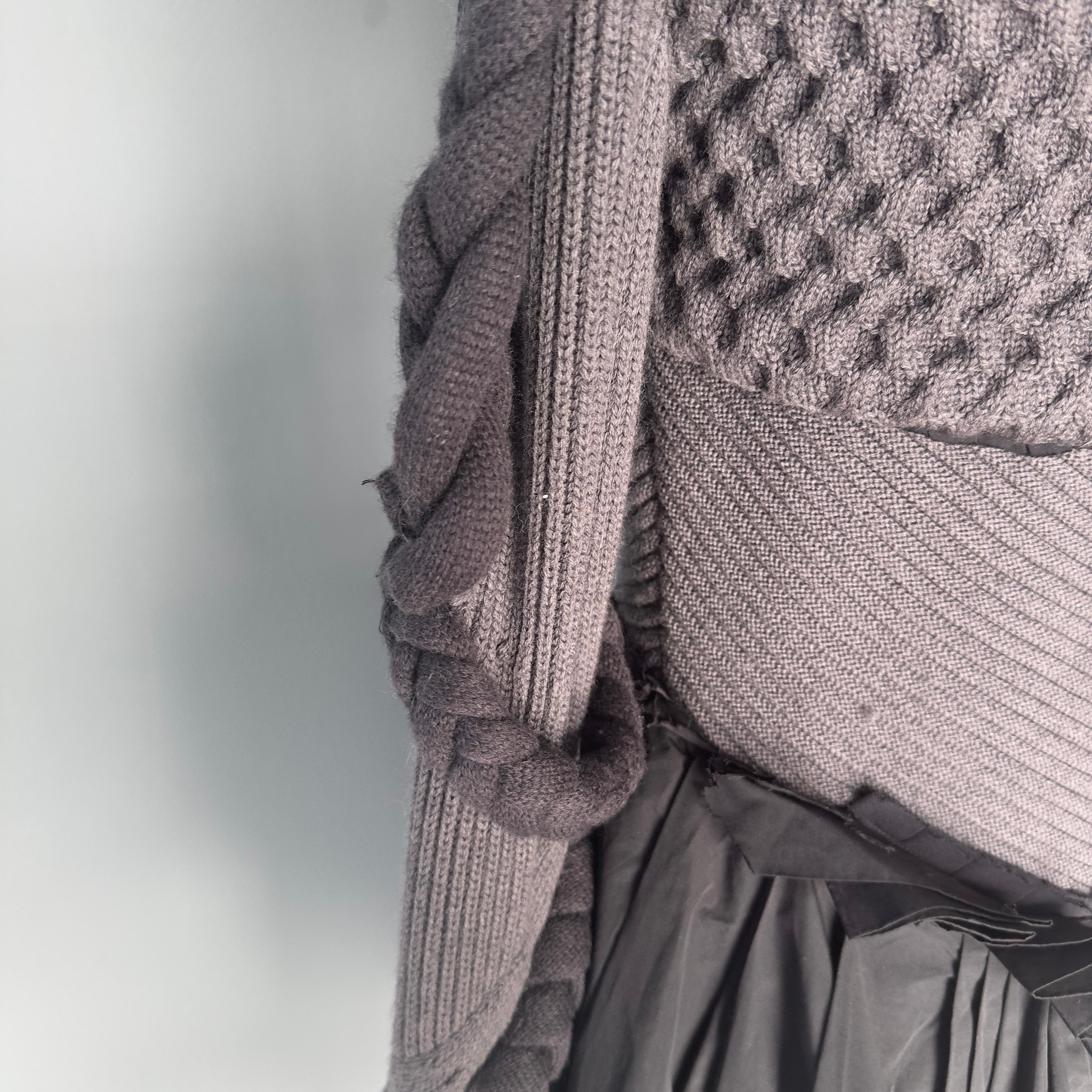 Ports 1961 prototype dress-shirt in wool and pleated fabric, Italy 2020 For Sale 7