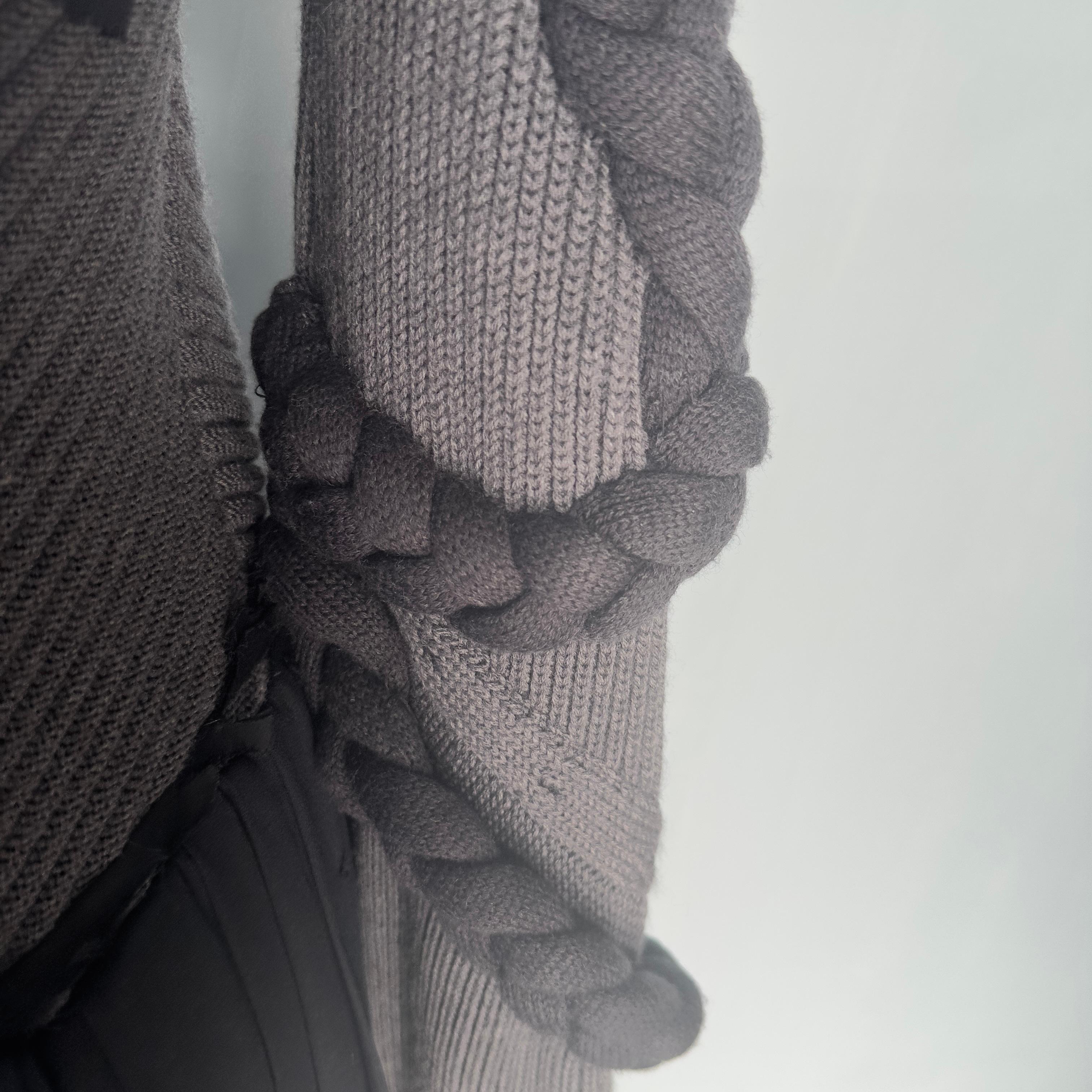 Ports 1961 prototype dress-shirt in wool and pleated fabric, Italy 2020 For Sale 8