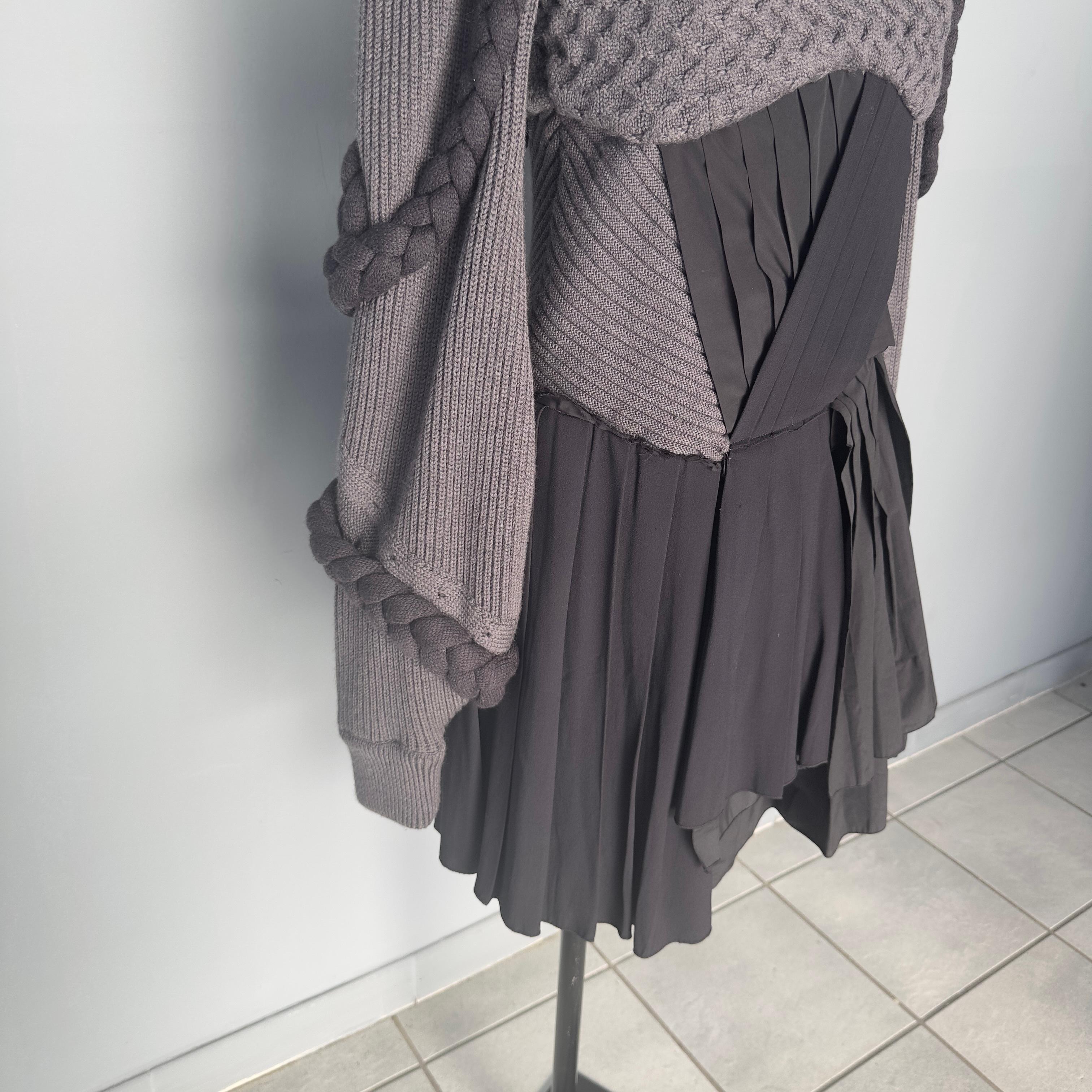 Ports 1961 prototype dress-shirt in wool and pleated fabric, Italy 2020 For Sale 1