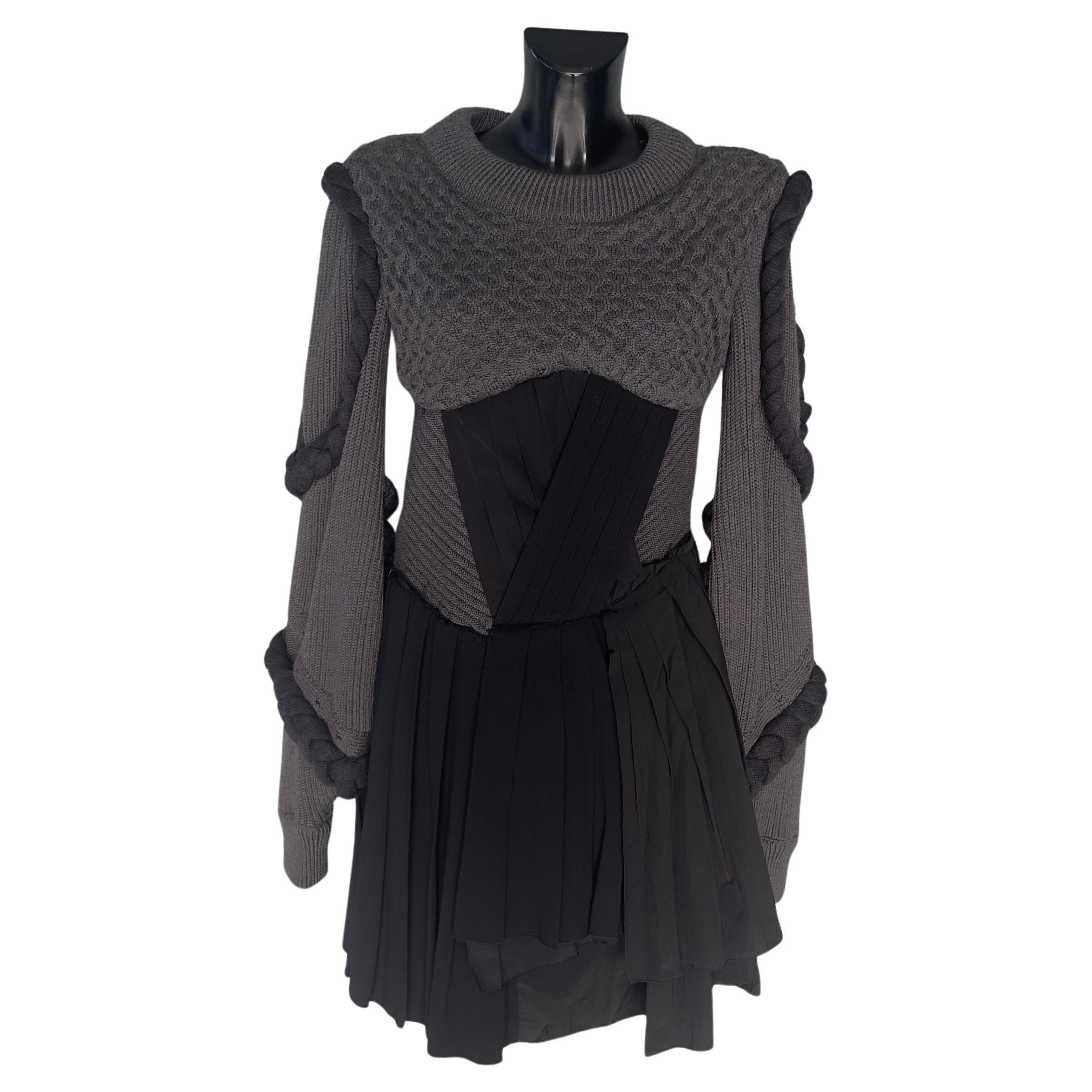 Ports 1961 prototype dress-shirt in wool and pleated fabric, Italy 2020 For Sale