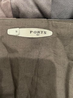 PORTS 1961 Herbst 2012 Größe 12 Brown Taupe Gray Ombré Flapper Style Seidenkleid