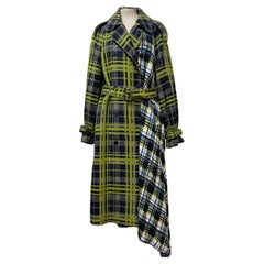Ports 1961 Green Check Wool Coat FR 36 / IT 40 Ports 1961 Green Check Wool Coat FR 36 / IT 40