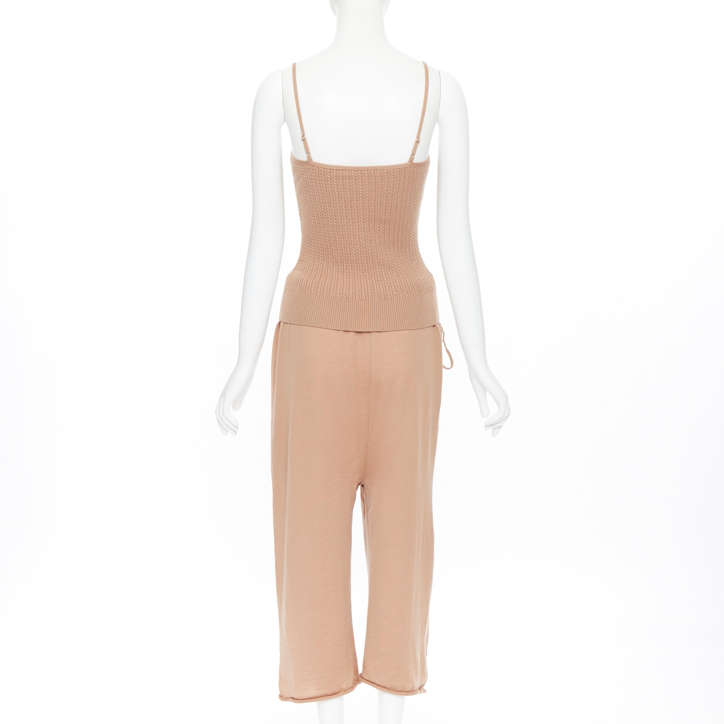 PORTS 1961 merino wool knitted camisole wrap caridgan trouser travel pouch set 1