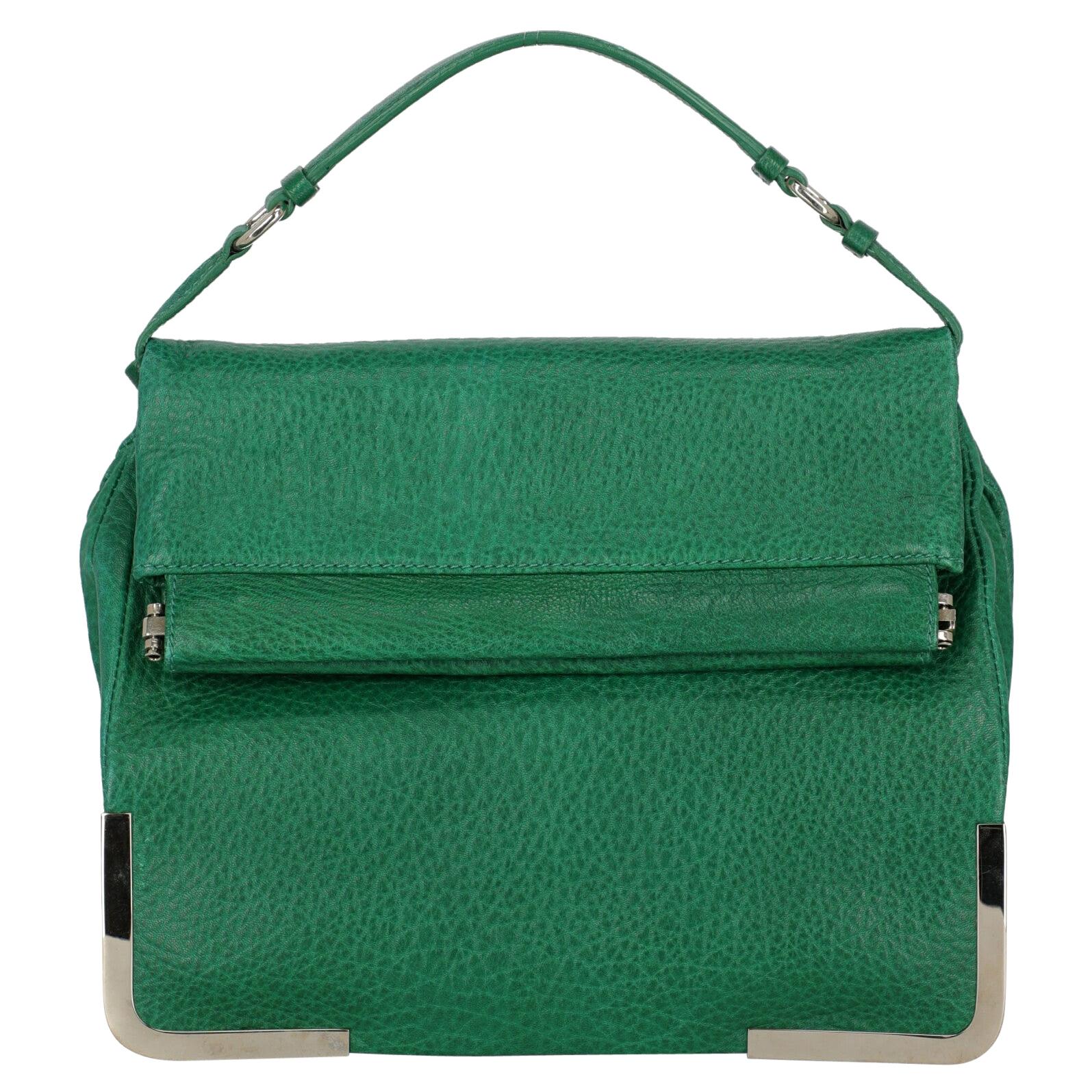 Ports 1961 Women  Handbags Green Leather For Sale