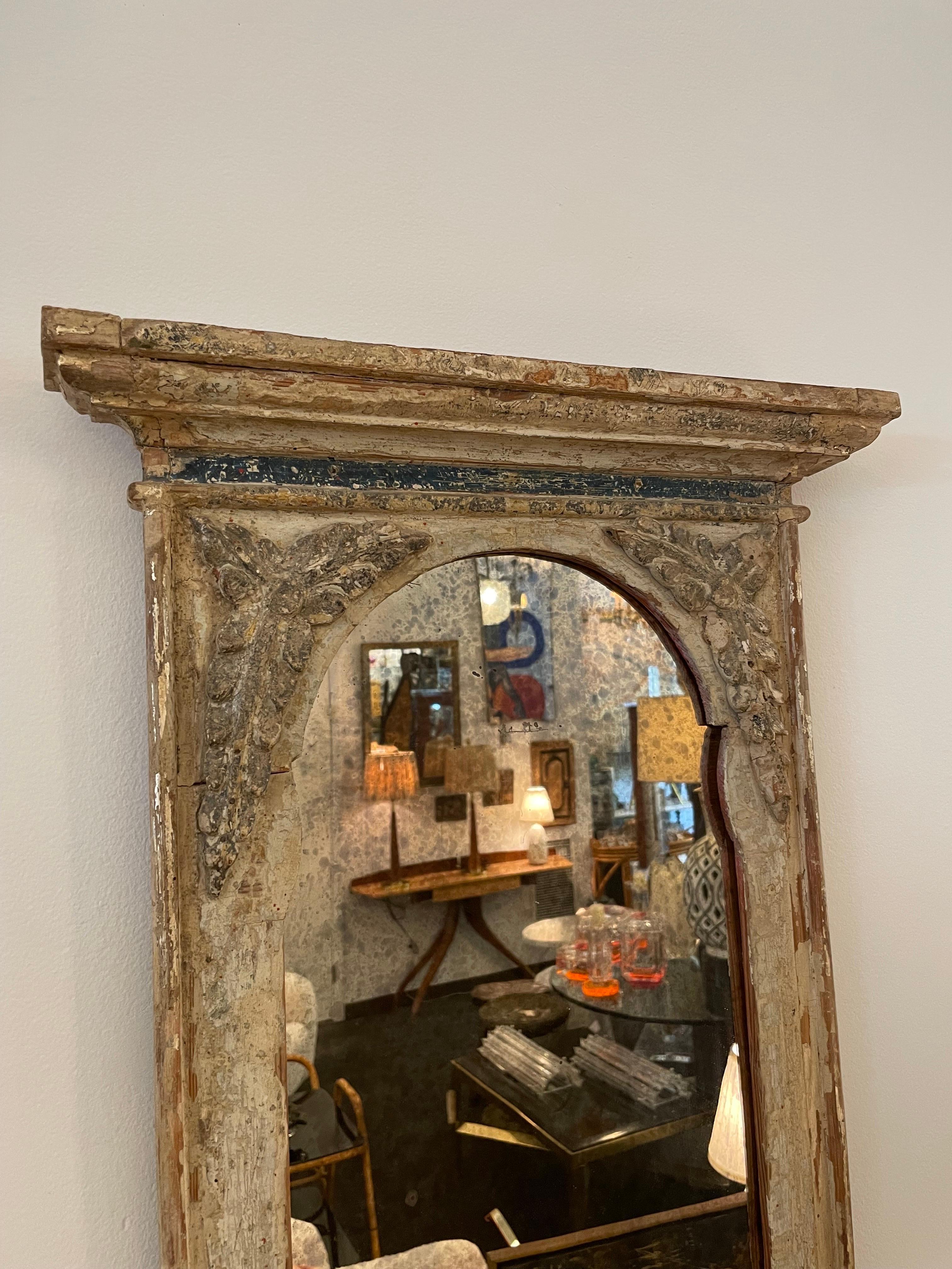 Portuguese 17th C Pier Mirror, Two Available In Good Condition For Sale In East Hampton, NY