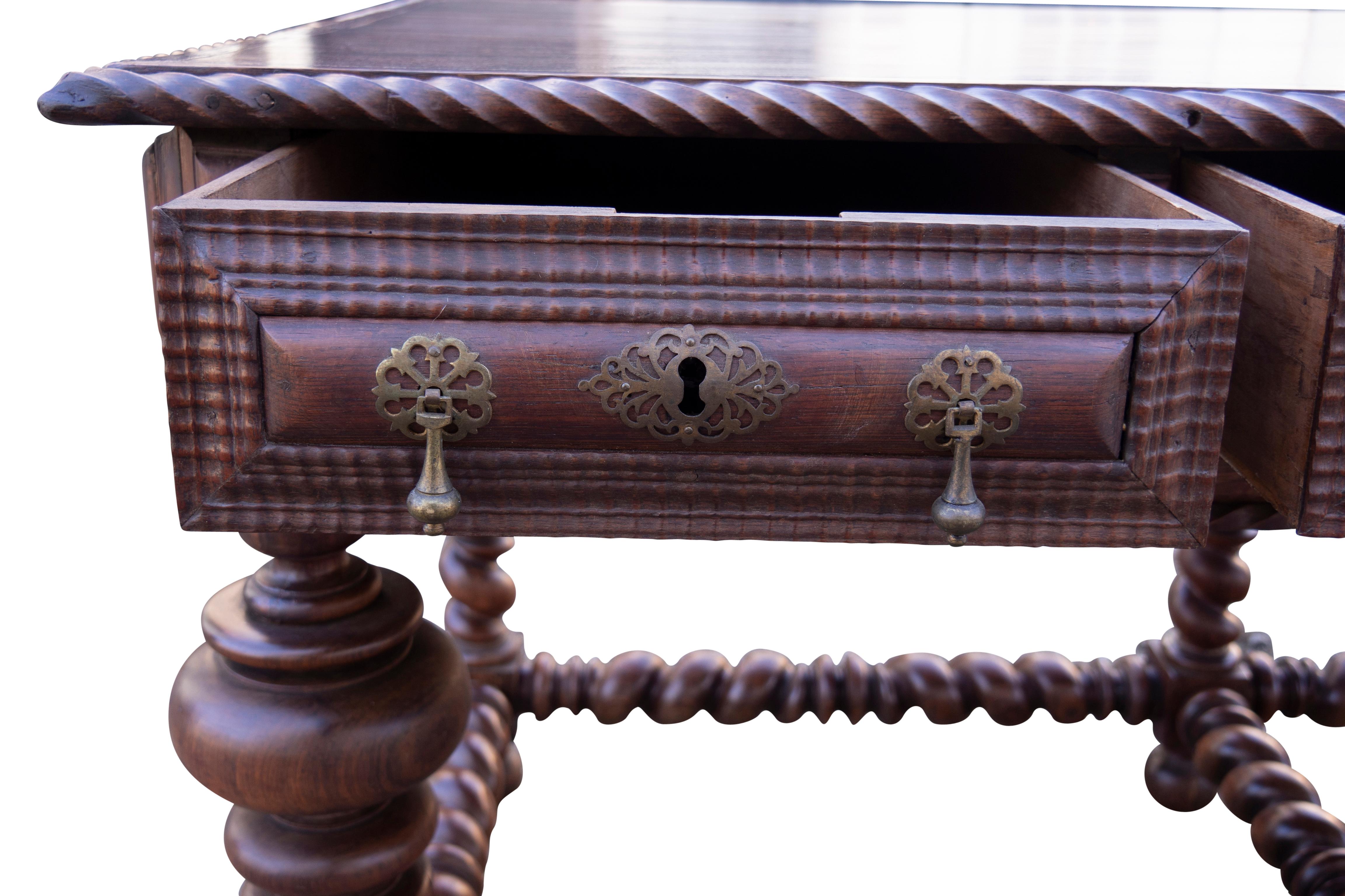 Portugese/Brazilian Colonial Rosewood Center Table For Sale 11