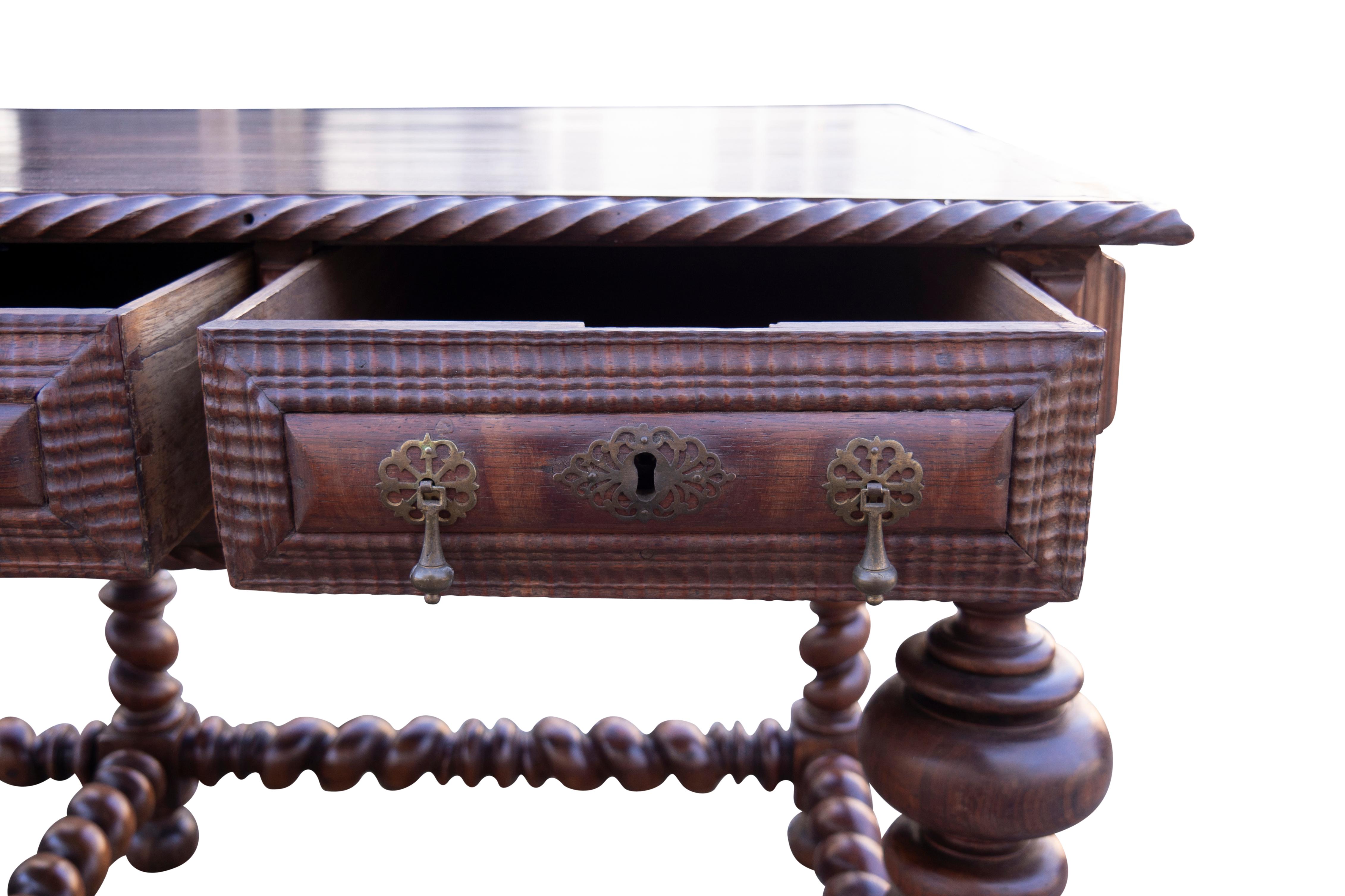 Portugese/Brazilian Colonial Rosewood Center Table For Sale 13