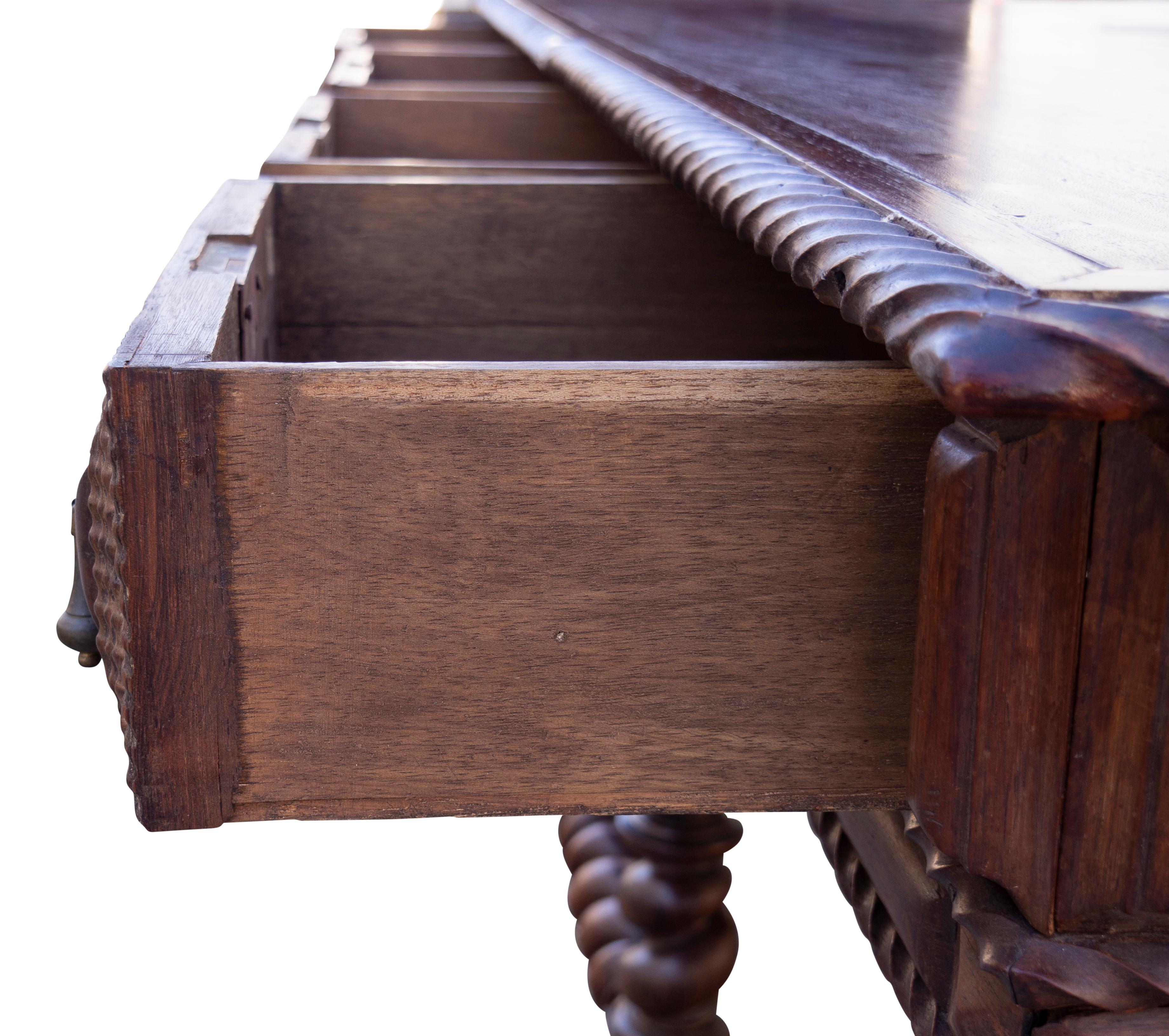 Portugese/Brazilian Colonial Rosewood Center Table For Sale 14