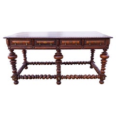 Portugese/Brazilian Colonial Rosewood Center Table