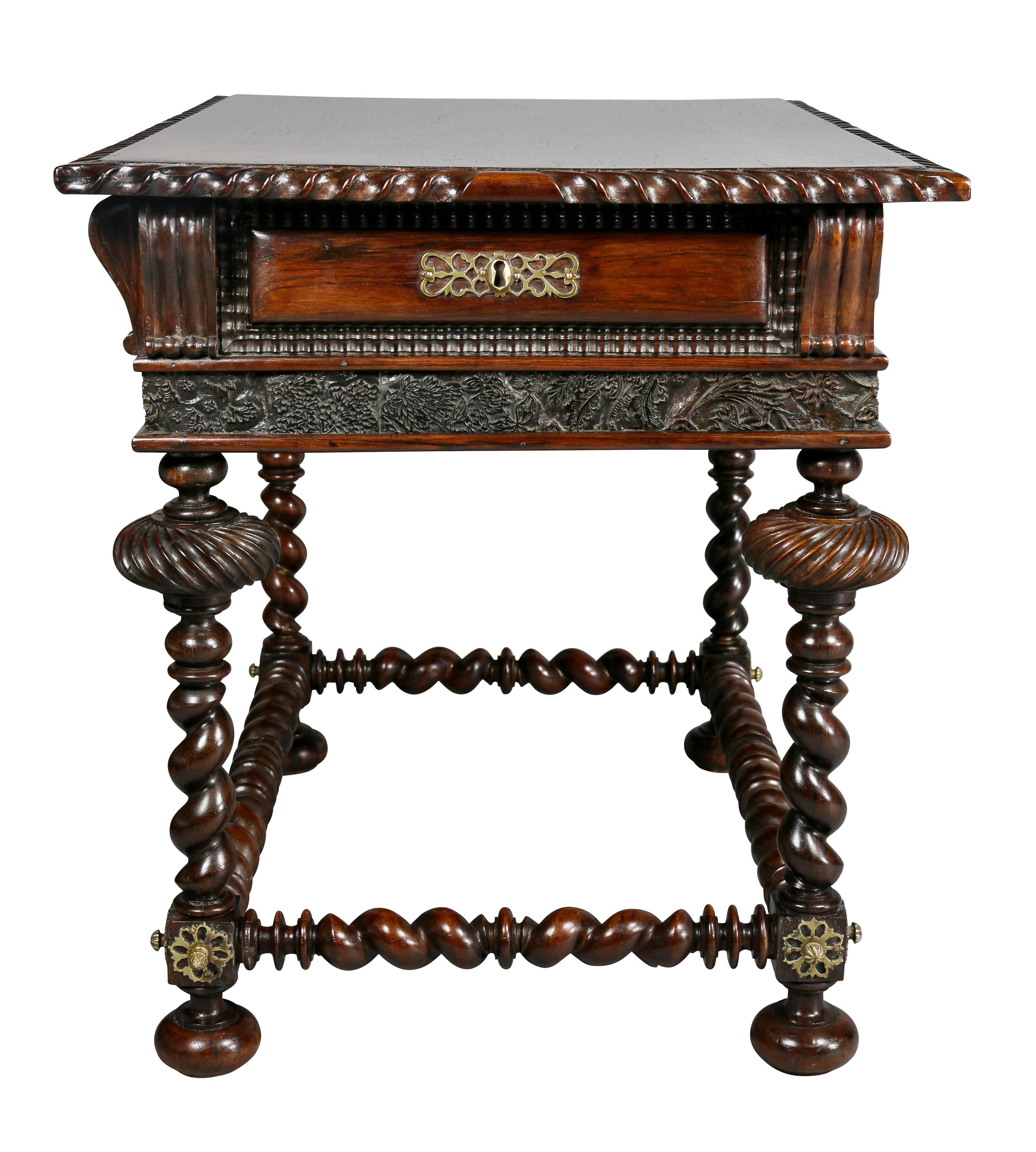 Portuguese Colonial Rosewood Table 6