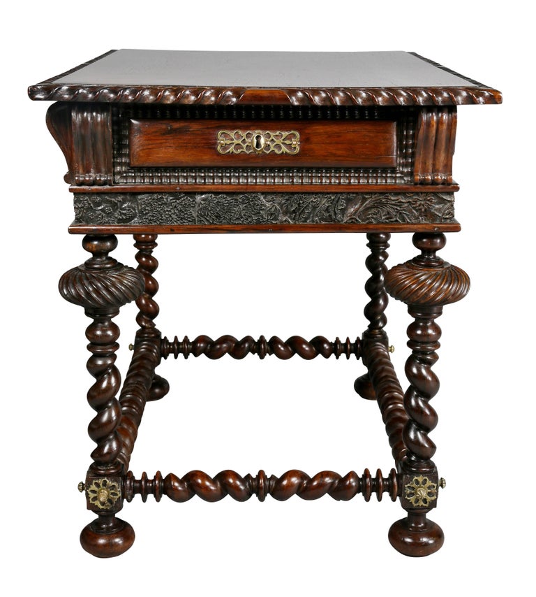 Portuguese Colonial Rosewood Table at 1stDibs