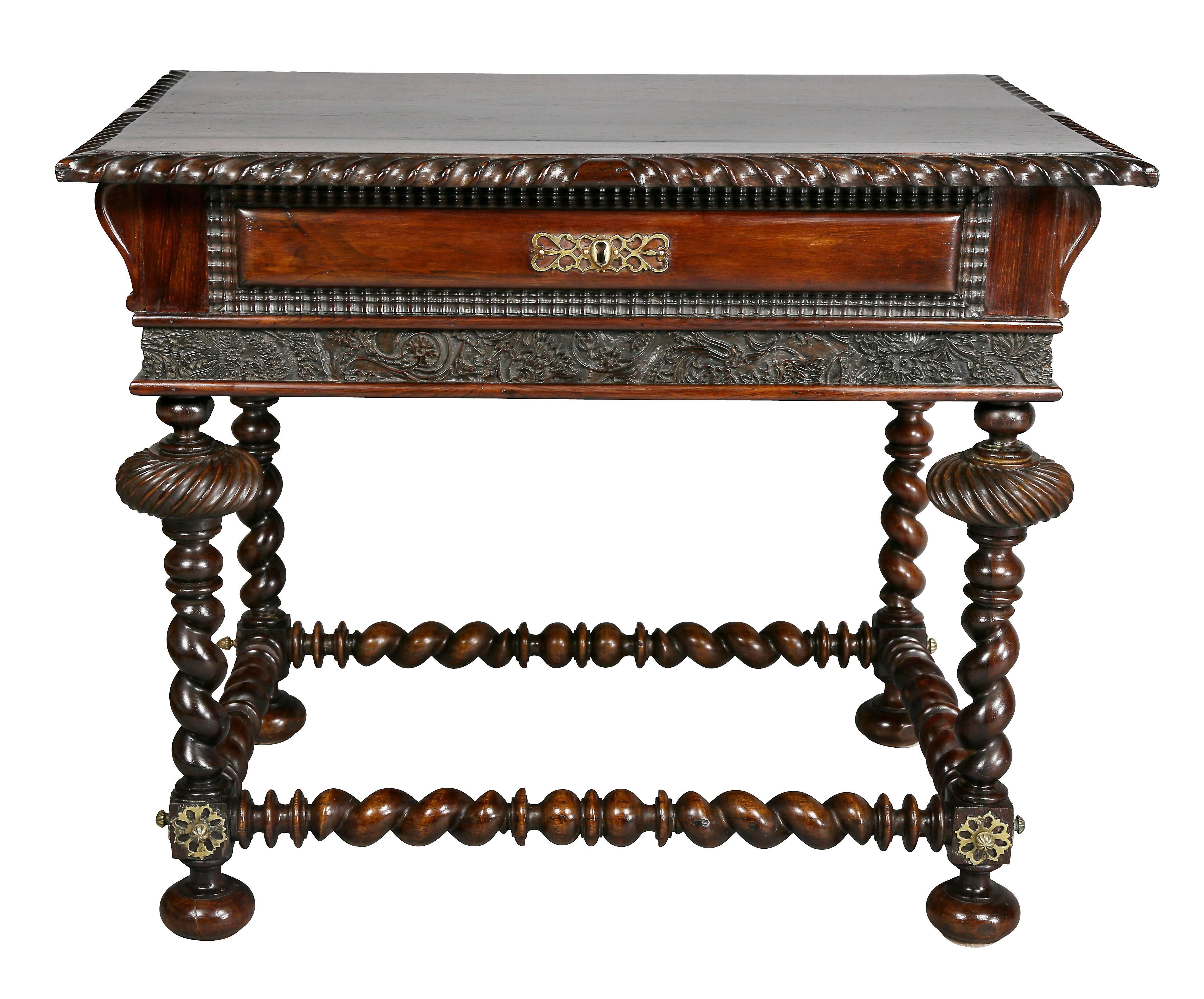 Portuguese Colonial Rosewood Table 7