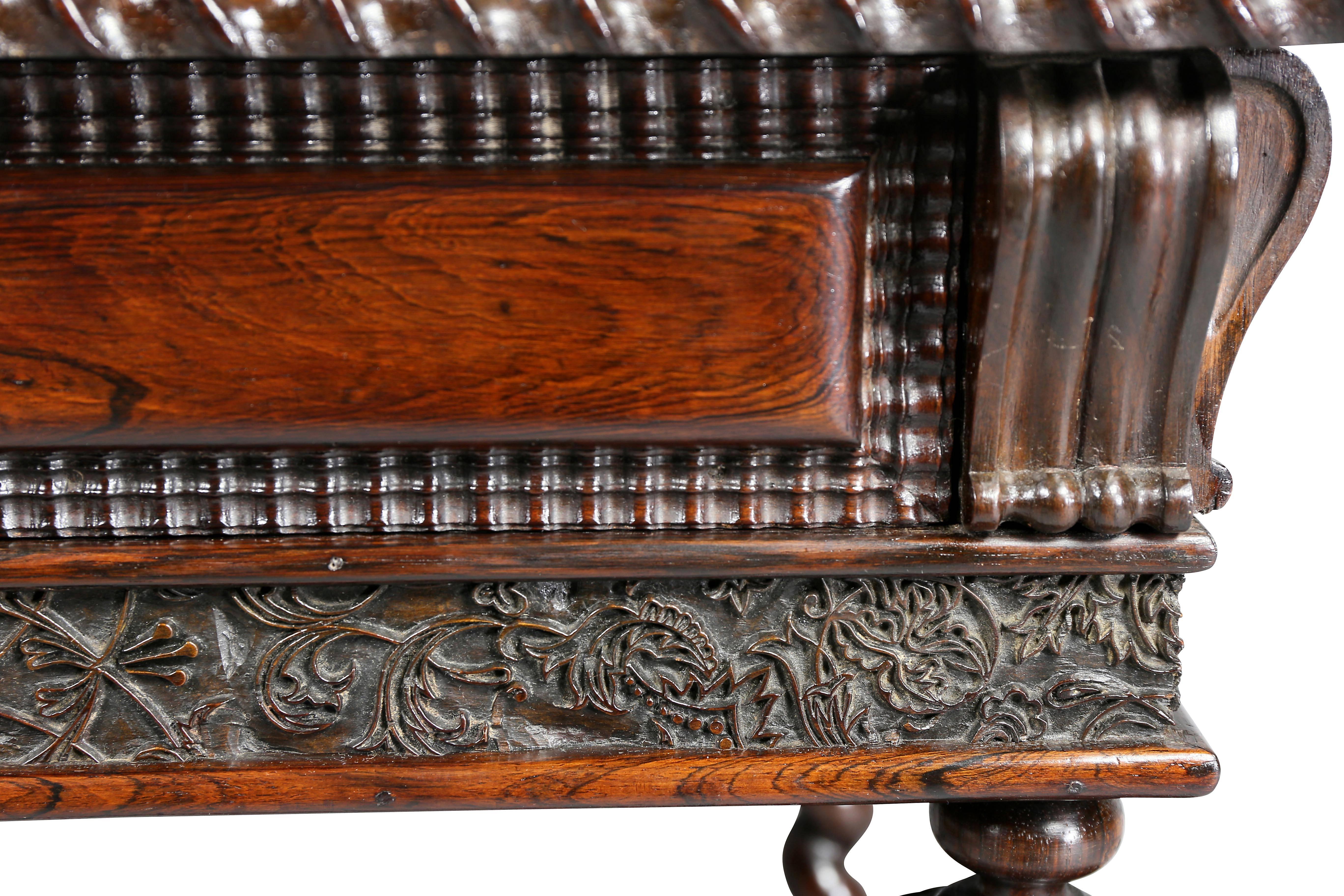 Portuguese Colonial Rosewood Table 1