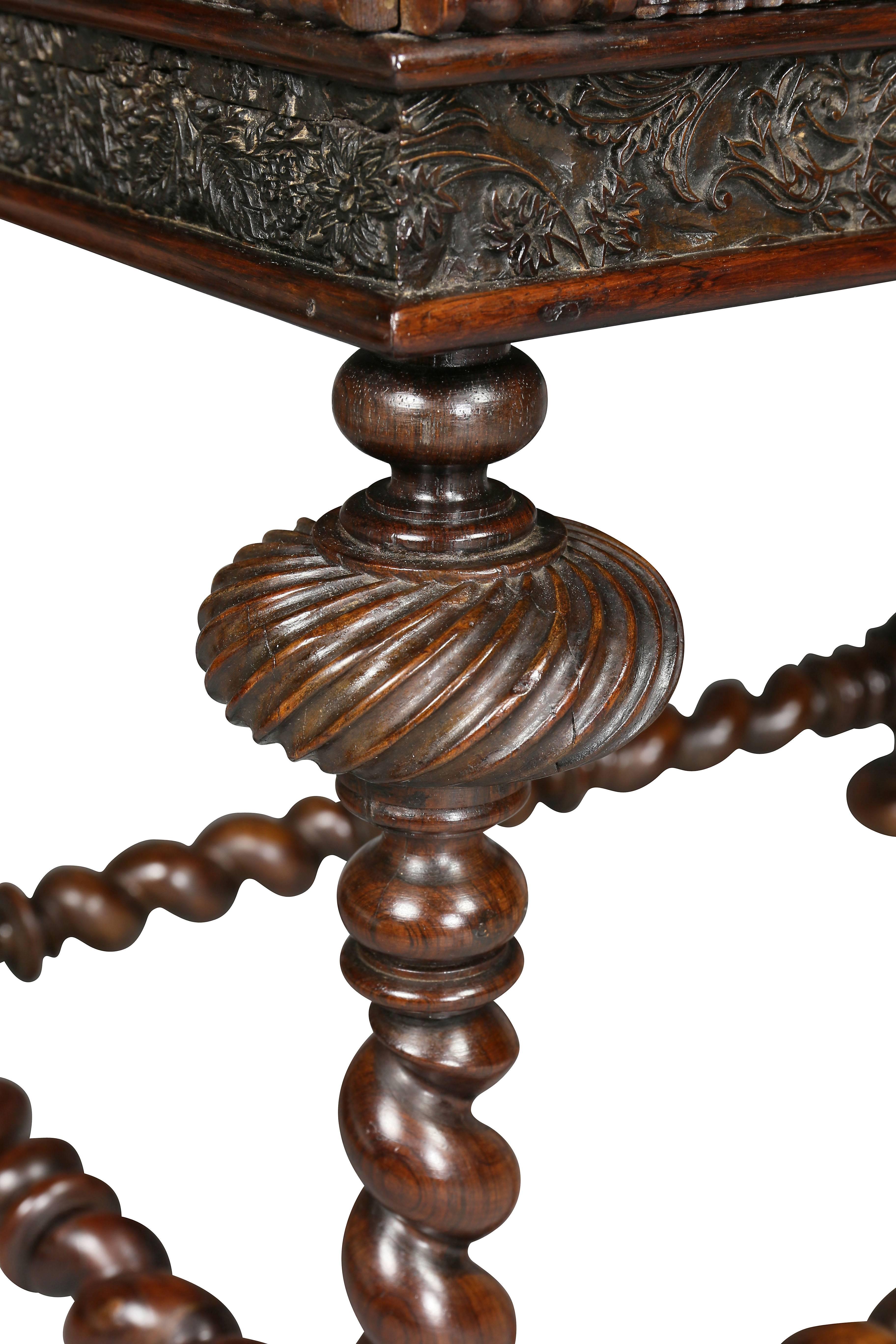 Portuguese Colonial Rosewood Table 2