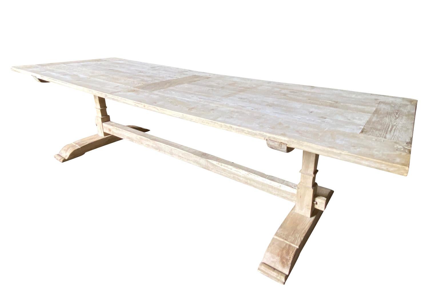 19th Century Portuguese 17th Century Style Farm House Table For Sale