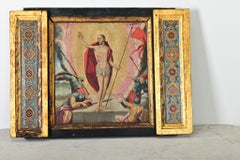 Portuguese 18th Century Christ Painting from a Church